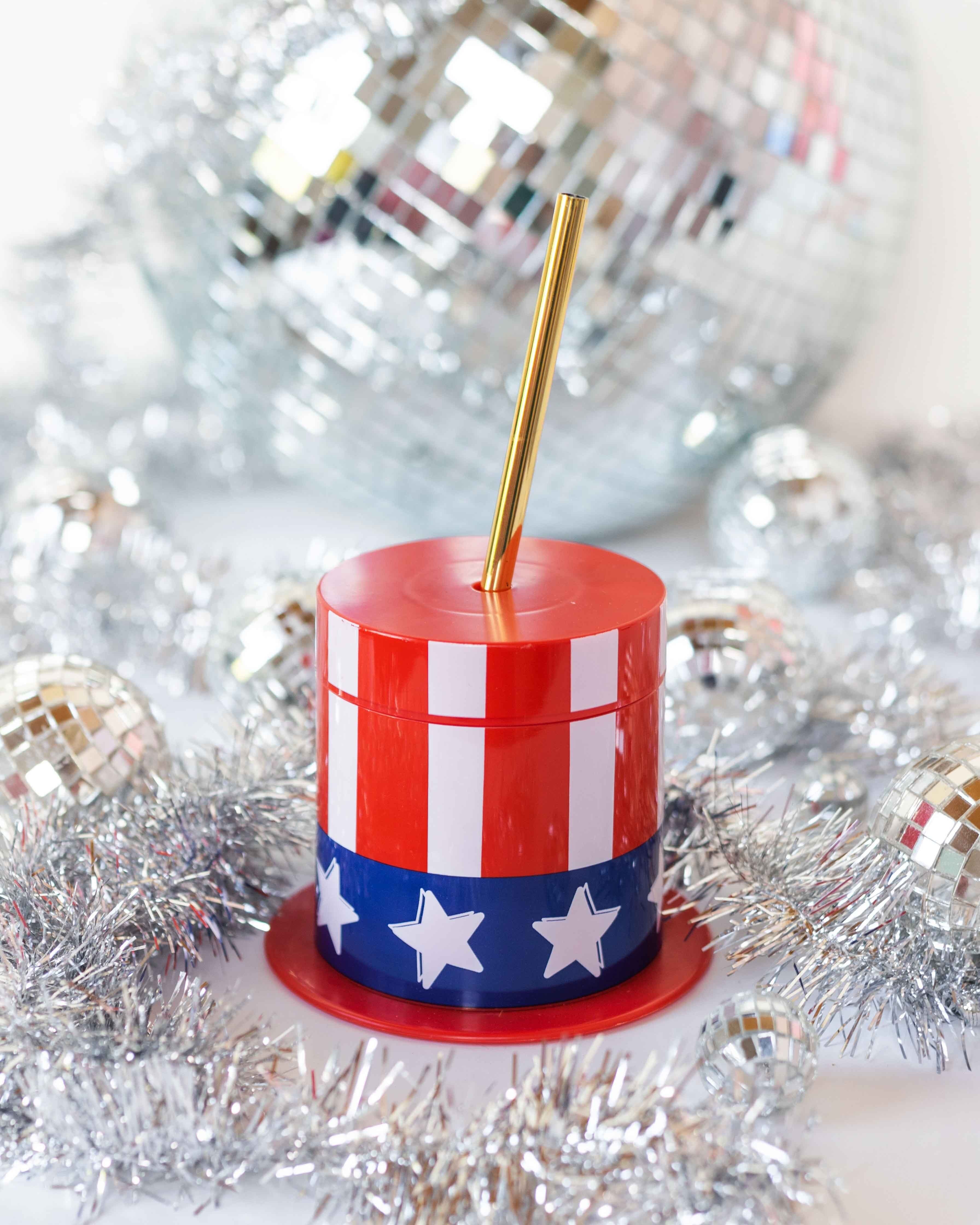 Hats Off To The Usa Patriotic Sippers (set Of 2)