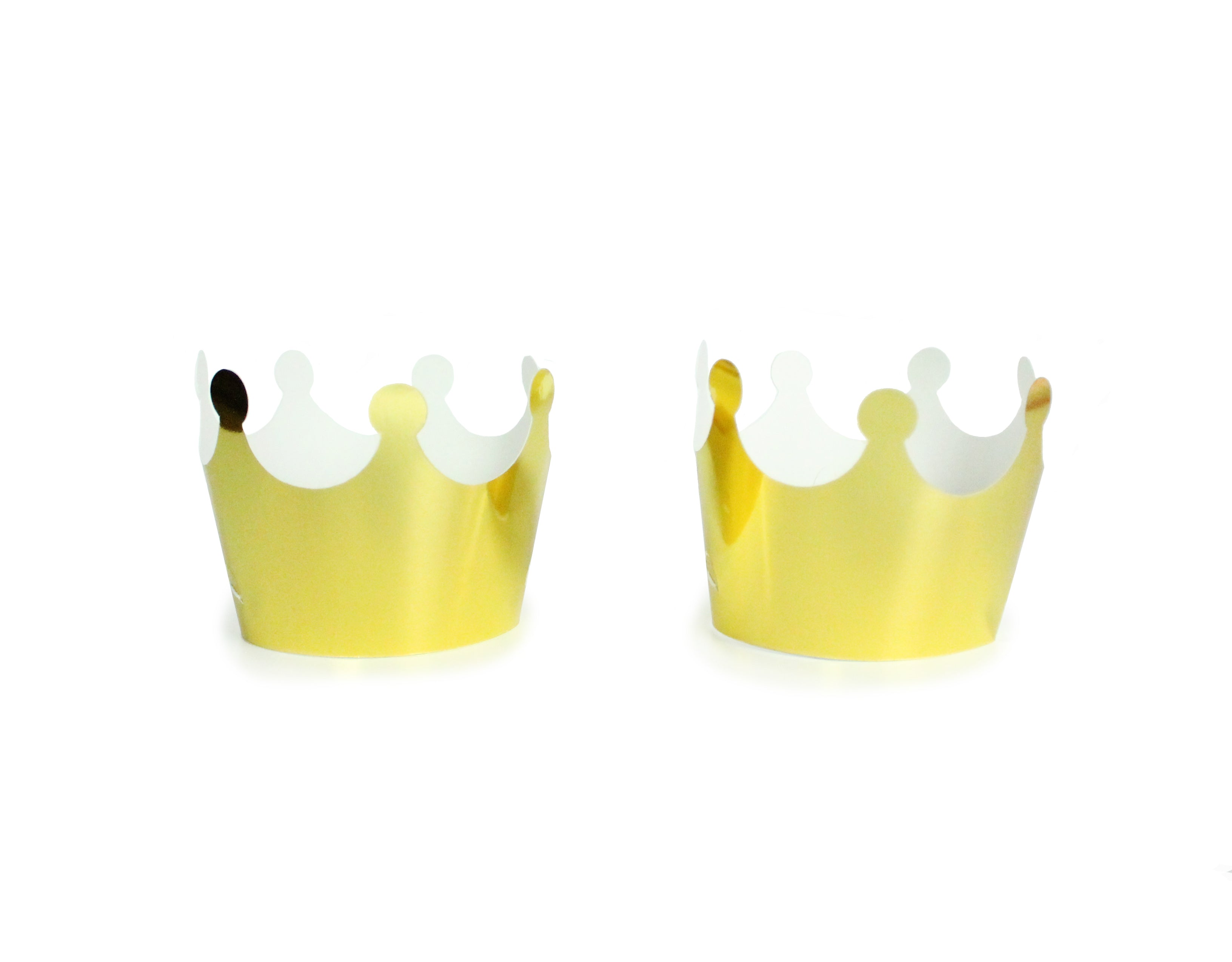 Pretty Princess - Gold Crowns, 12 Ct