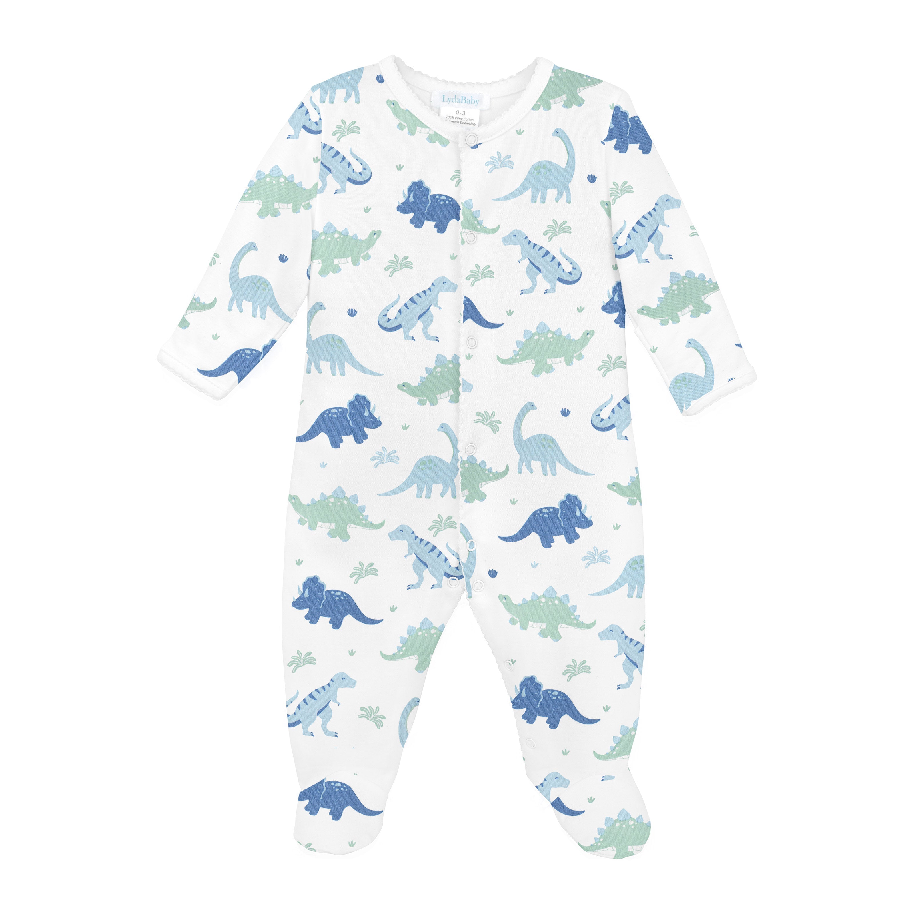 Dinos Printed Footie | Baby Boy