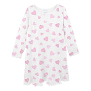 Bright Hearts Printed Dress | Girl