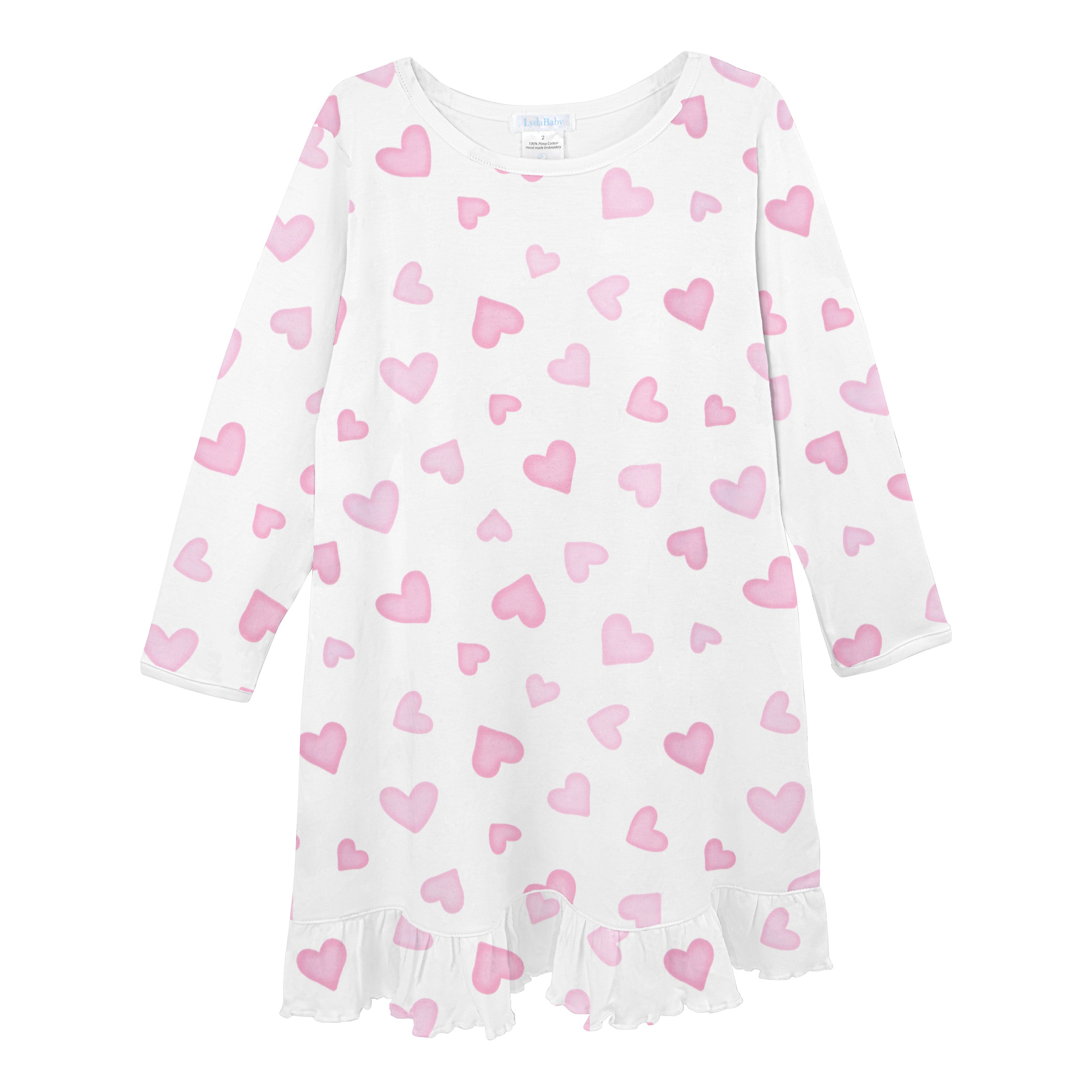 Bright Hearts Printed Dress | Girl
