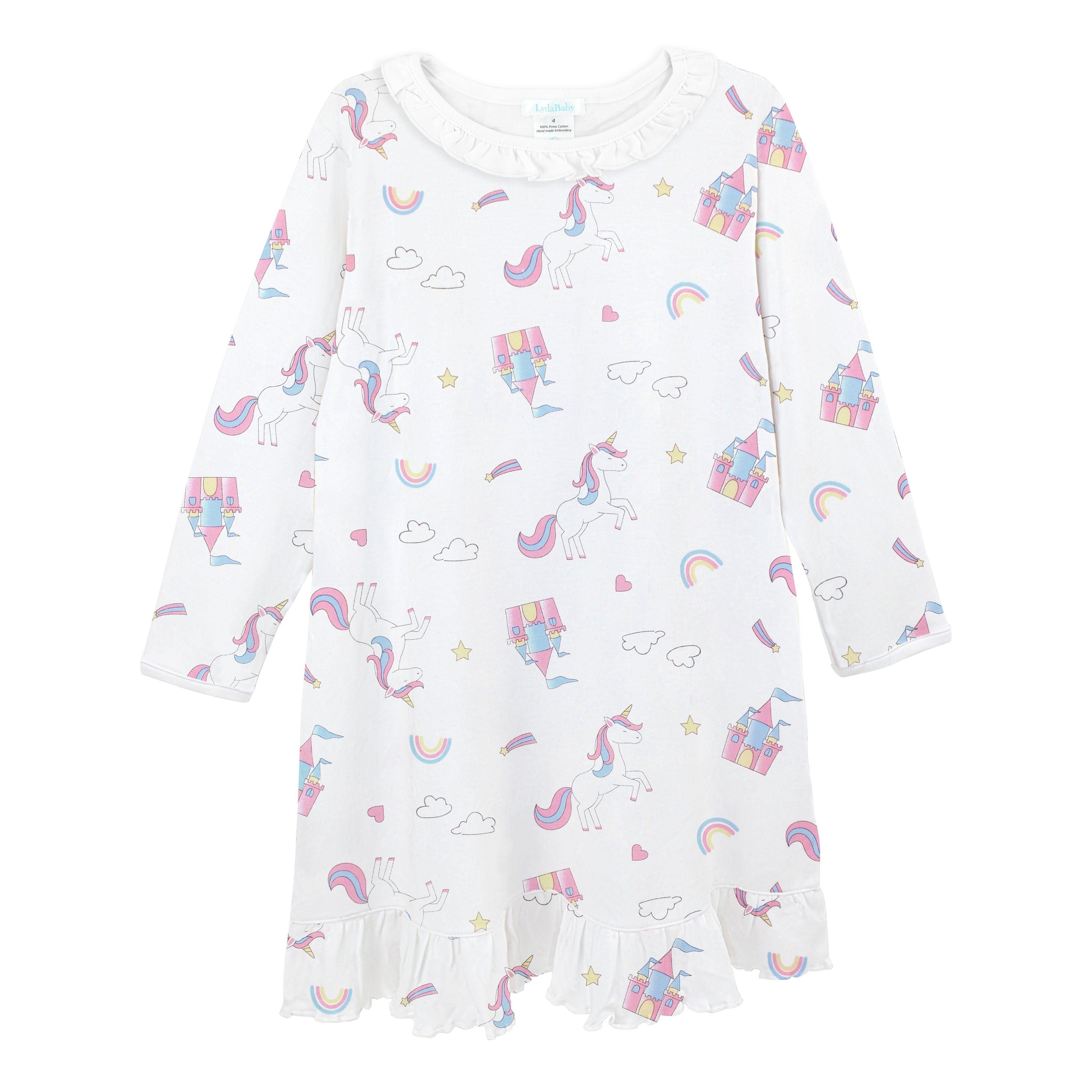 Unicorns And Rainbows Printed Dress | Girl