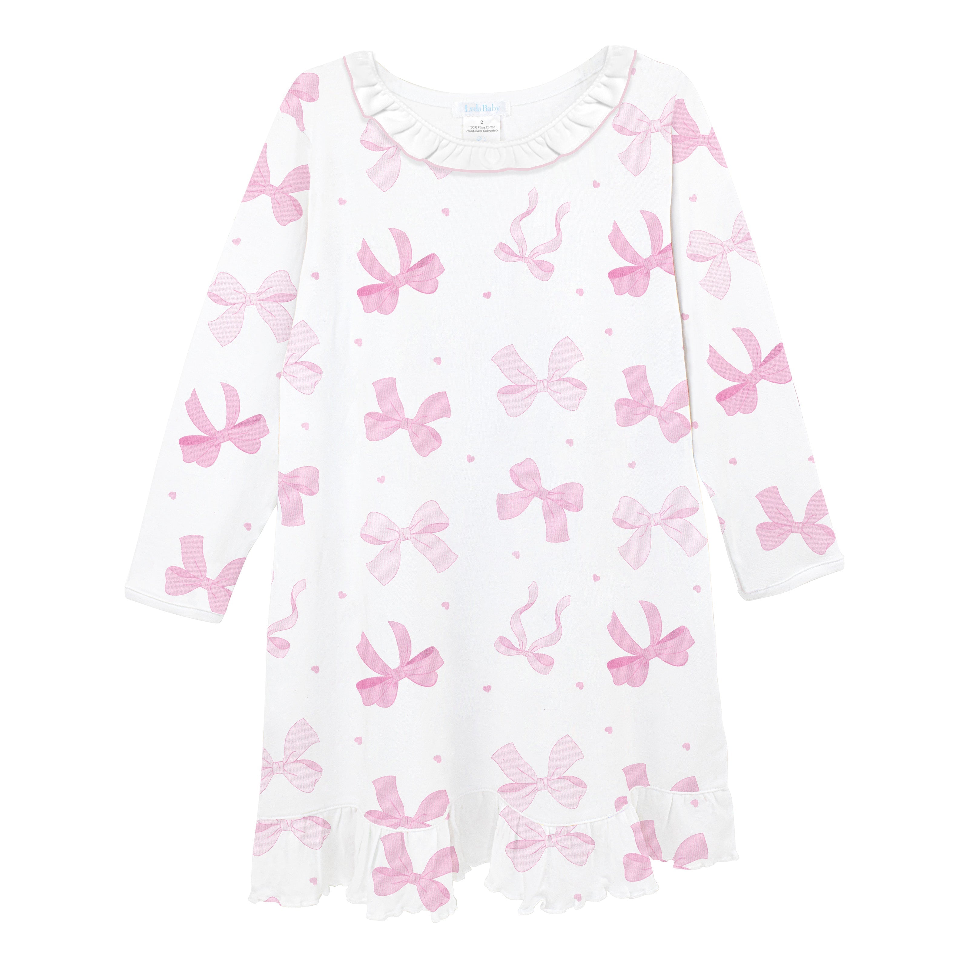 Lovely Bows Printed Dress | Girl