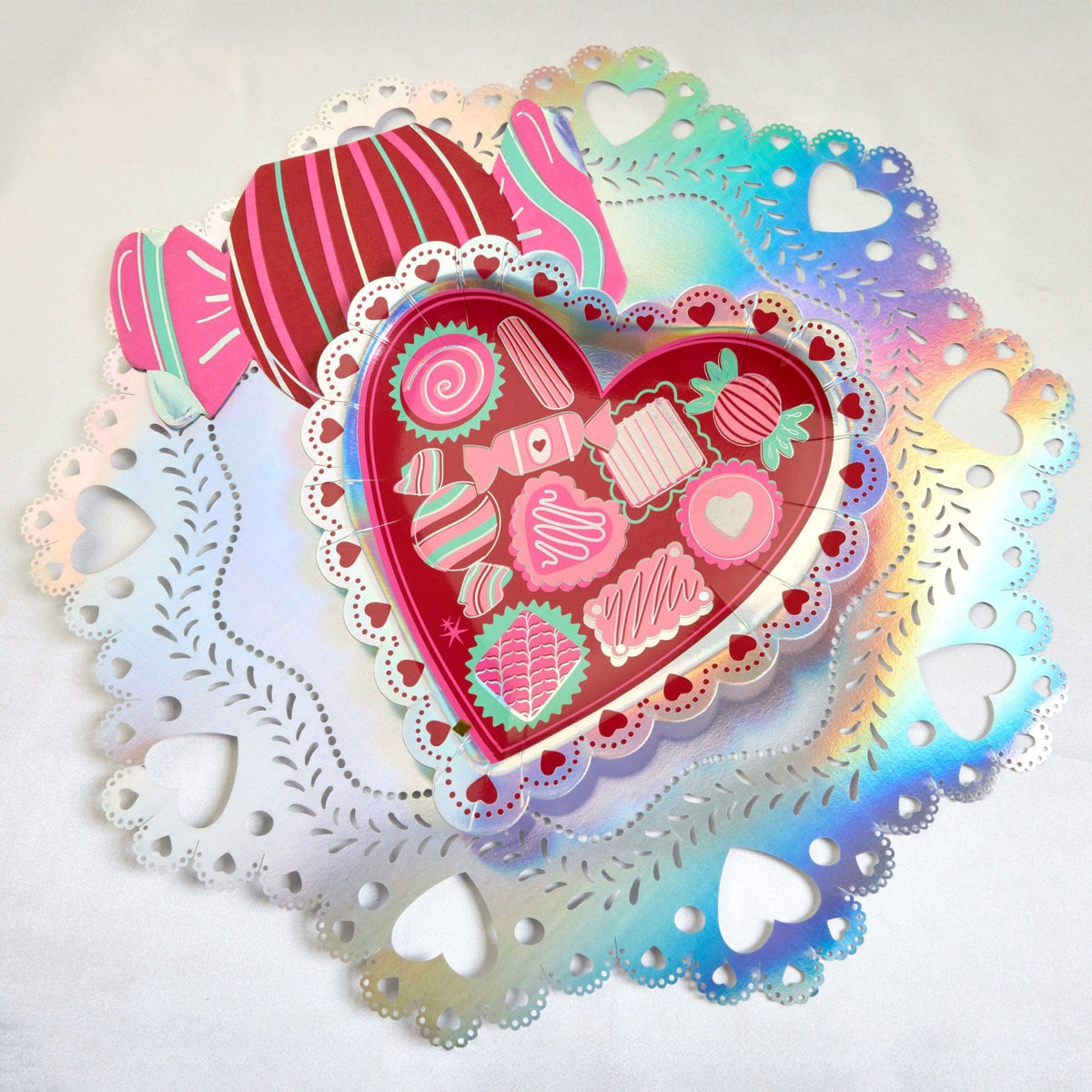 Sweetheart Candy Shaped Napkins (20 Count)