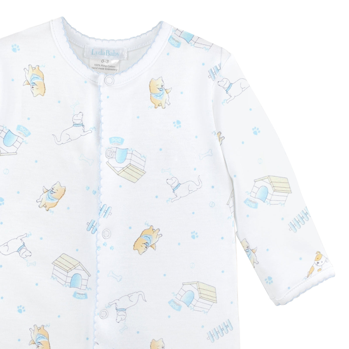 Puppies World Printed Footie | Baby Boy