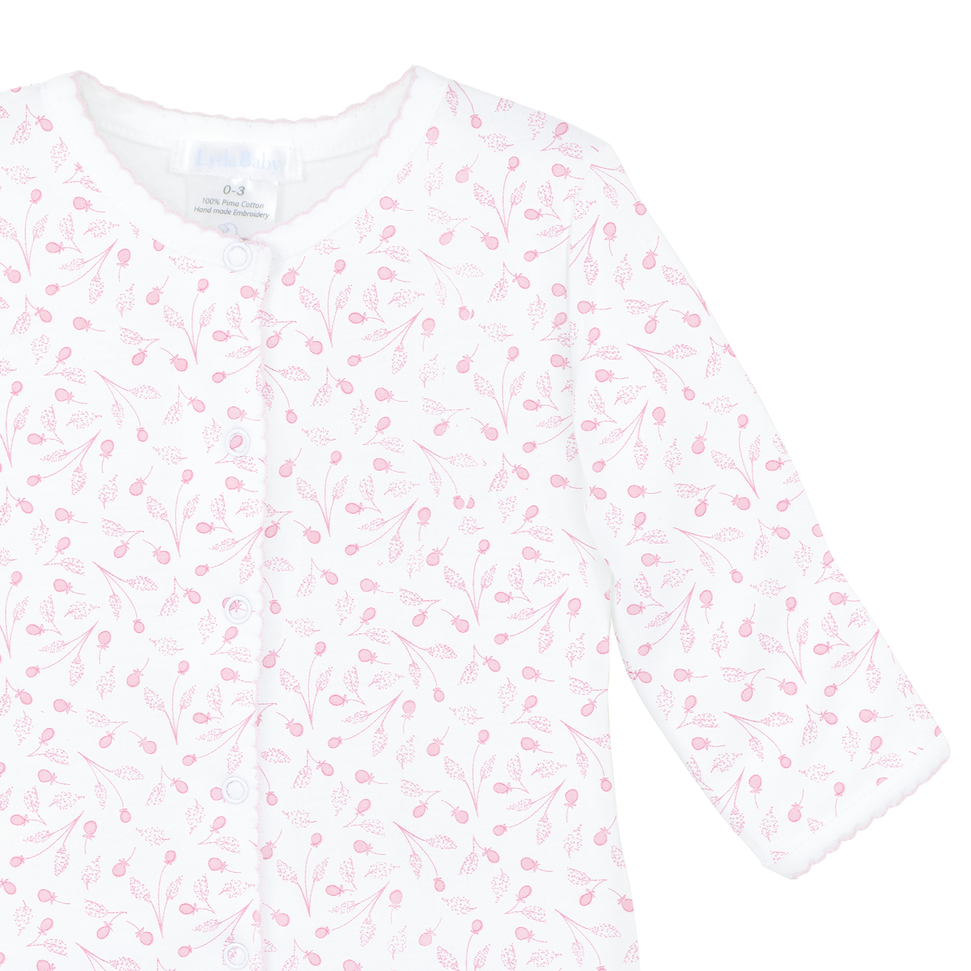 Little Fruits Printed Footie | Baby Girl