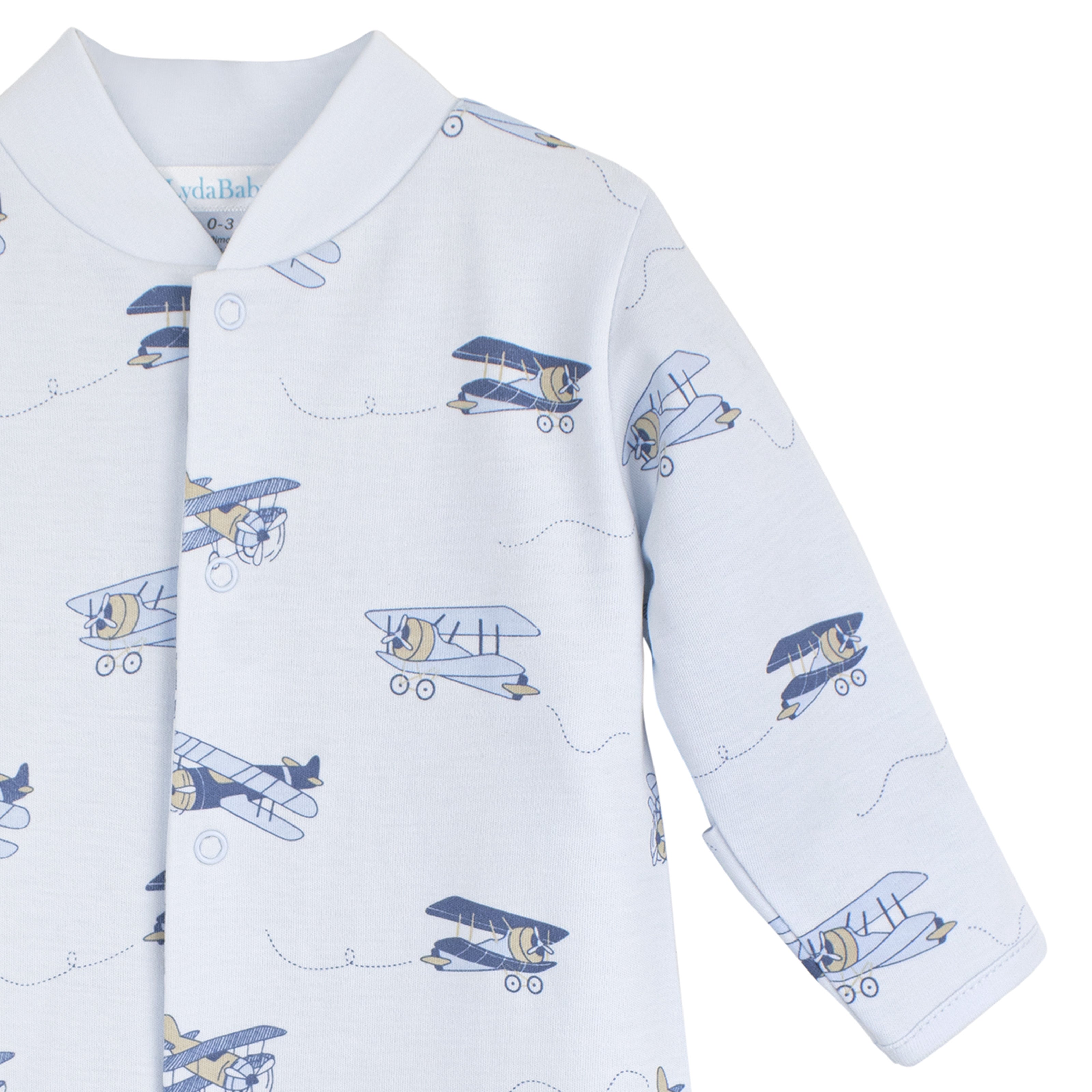 Enjoy The Flight Printed Footie | Baby Boy