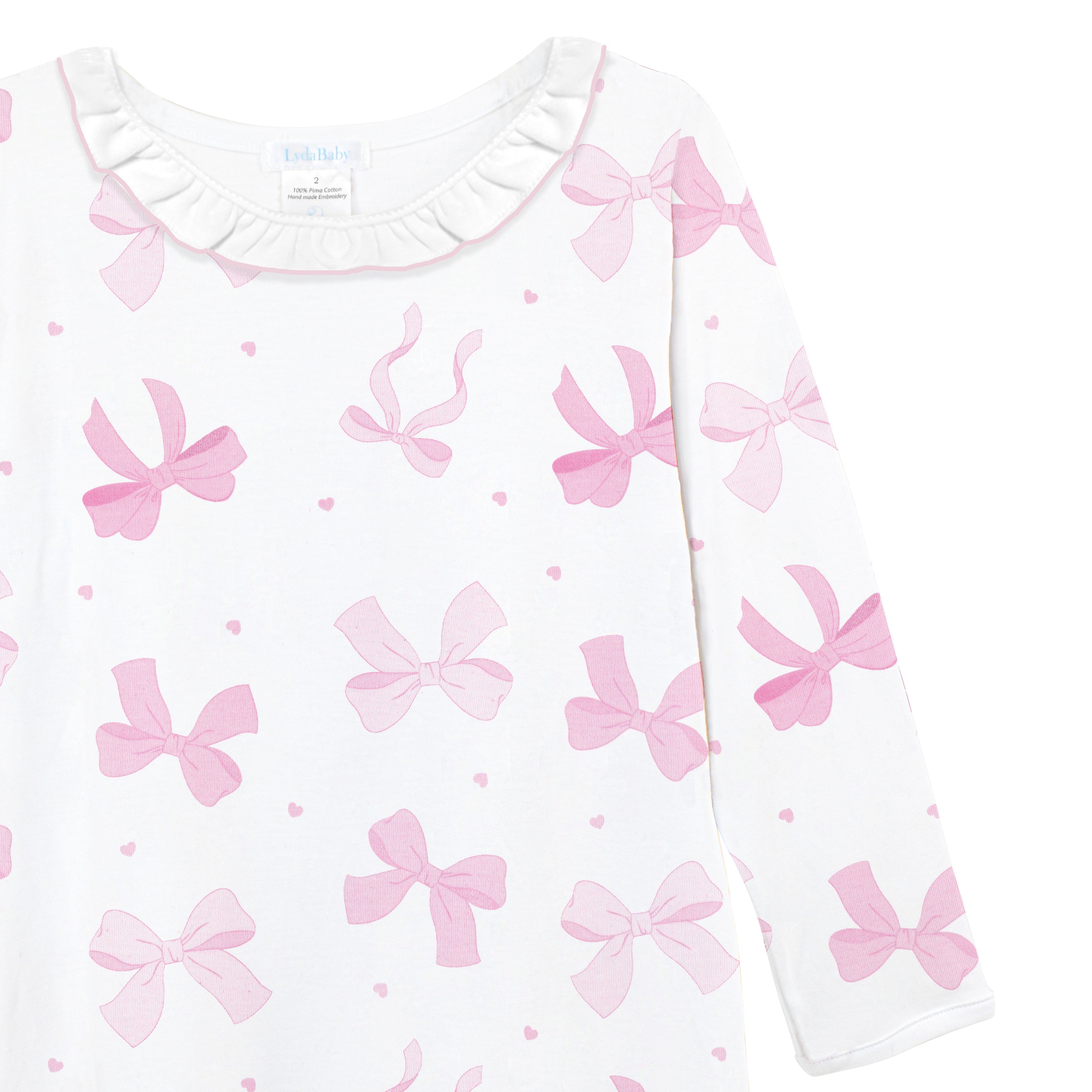 Lovely Bows Printed Dress | Girl
