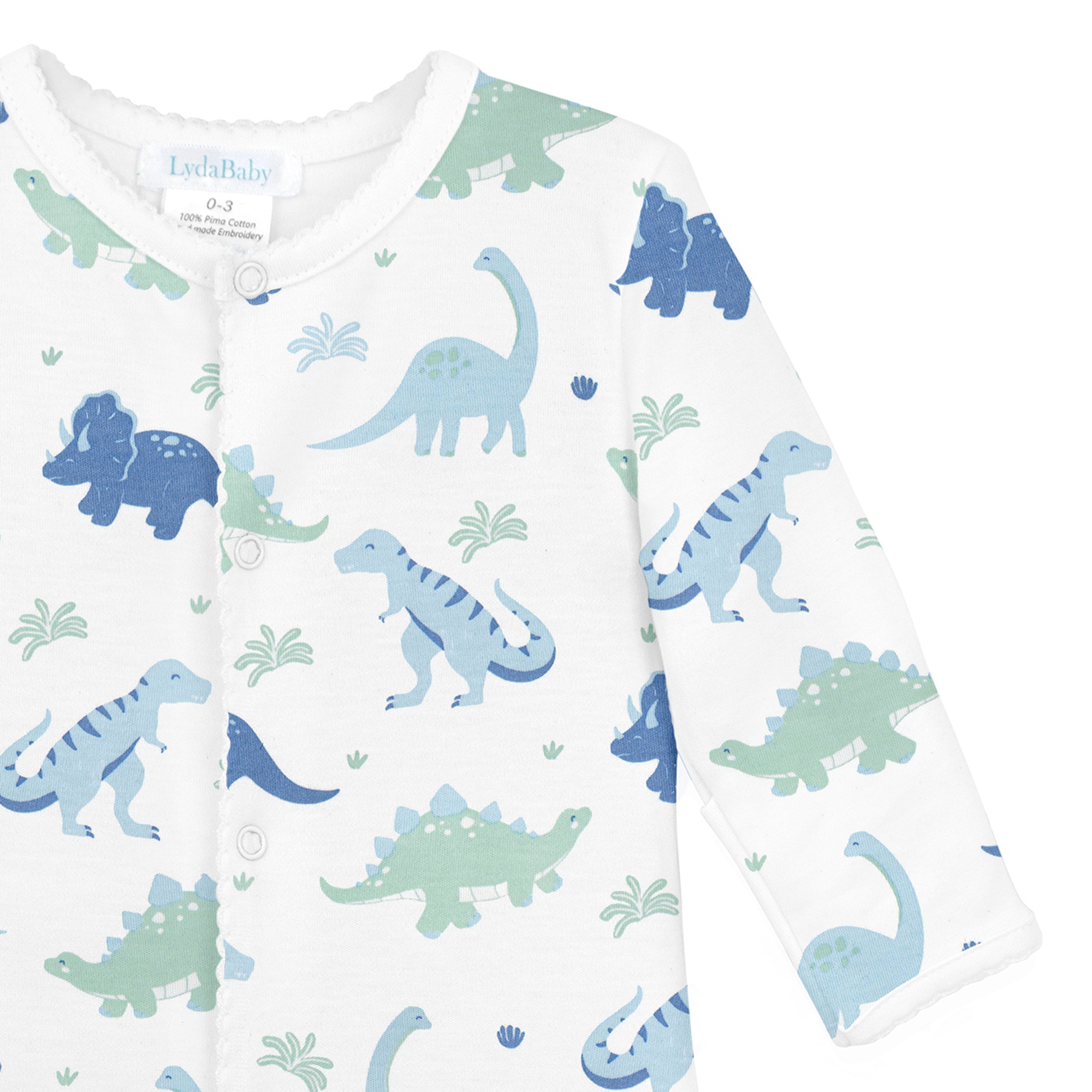 Dinos Printed Footie | Baby Boy