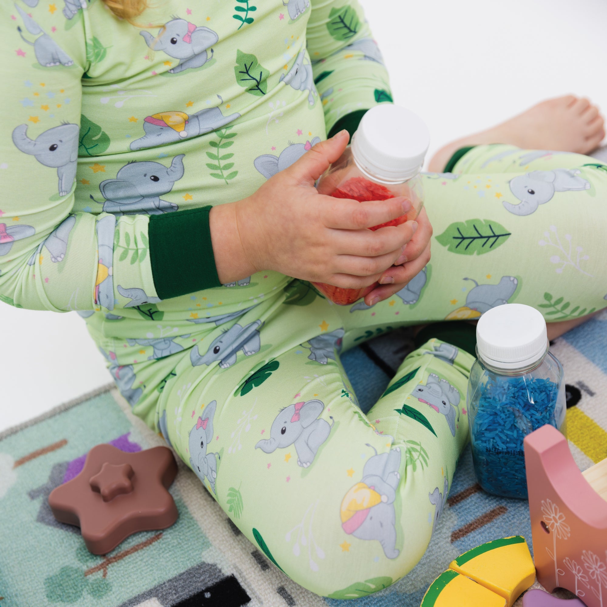 Playfully Strong Long Sleeve Pajamas