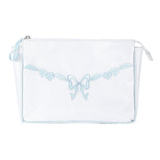 Floral Bow Large Makeup Bag