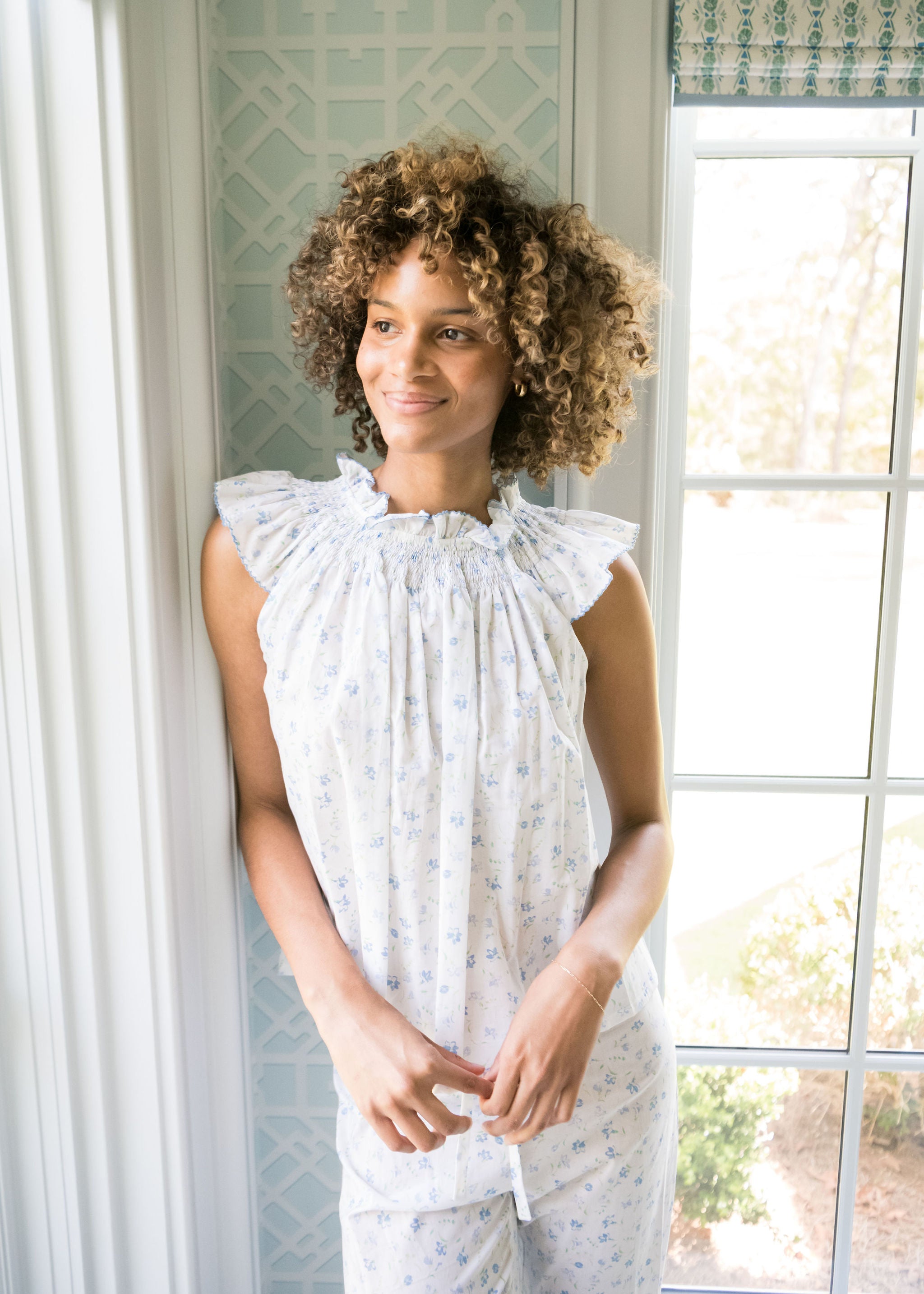 Katy Long Cotton Pajamas