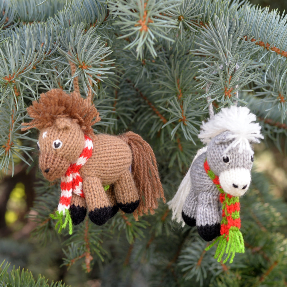 Horse Ornaments - Set Of 2