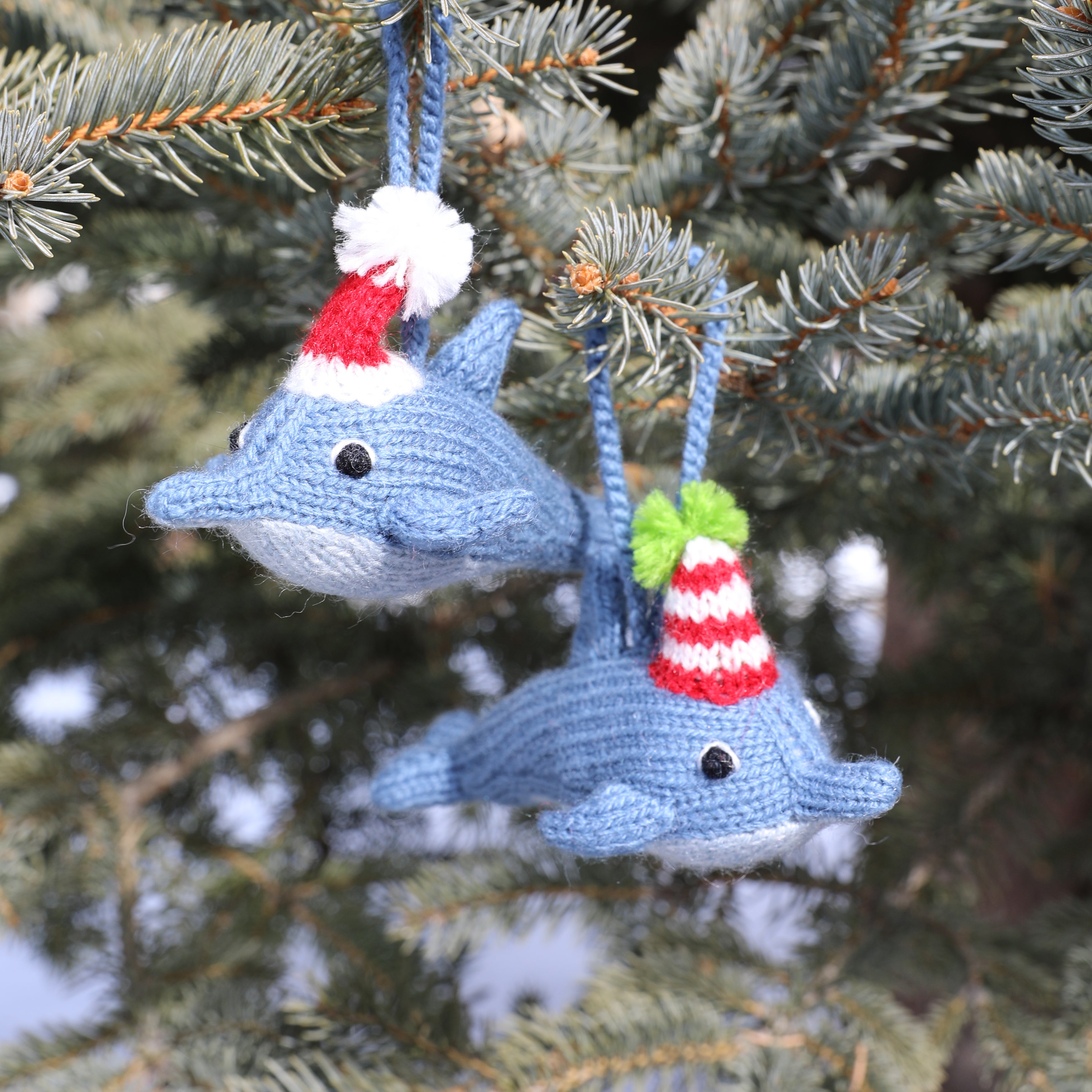 Dolphin Ornament- Set Of 2