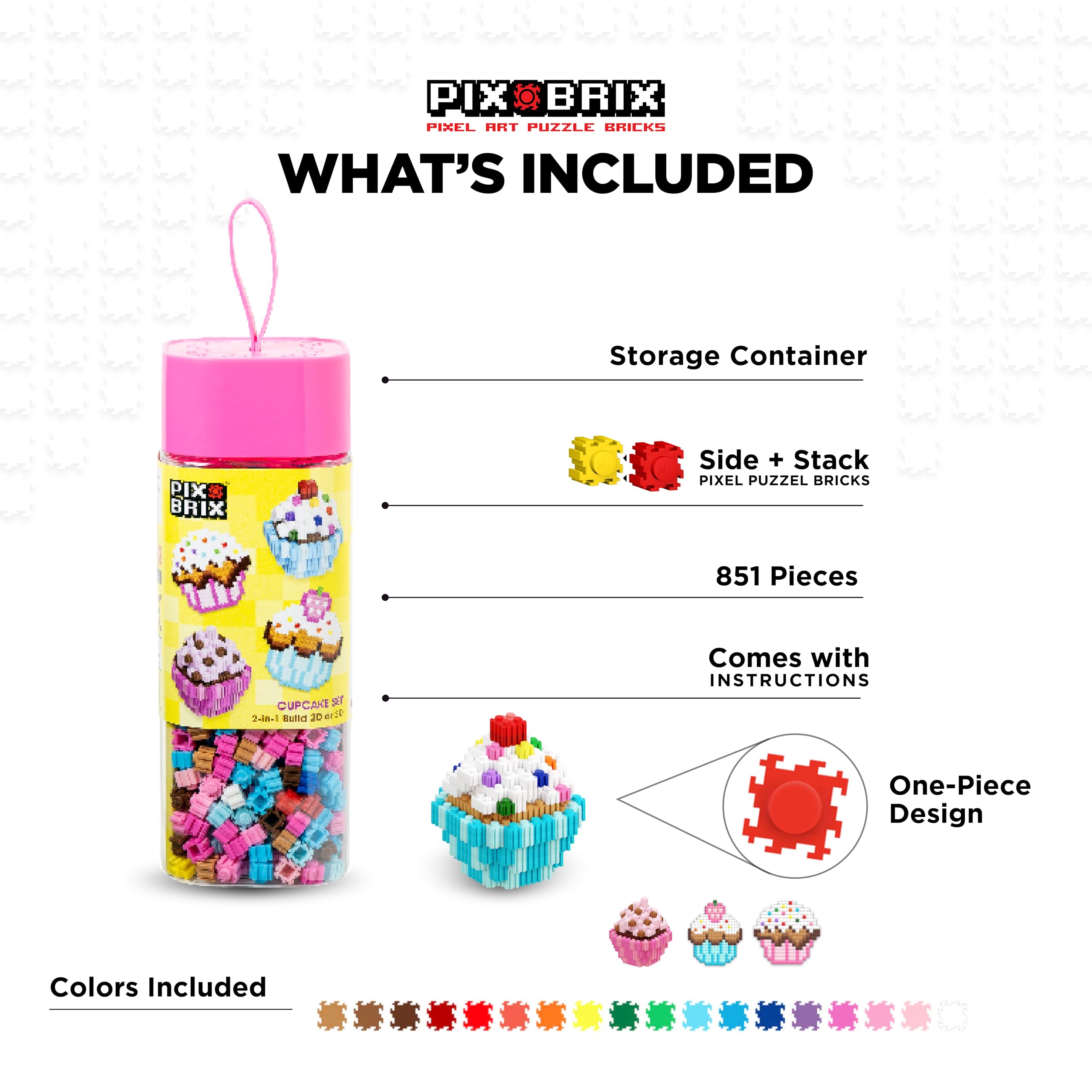 Food Bottle – Cupcakes Set