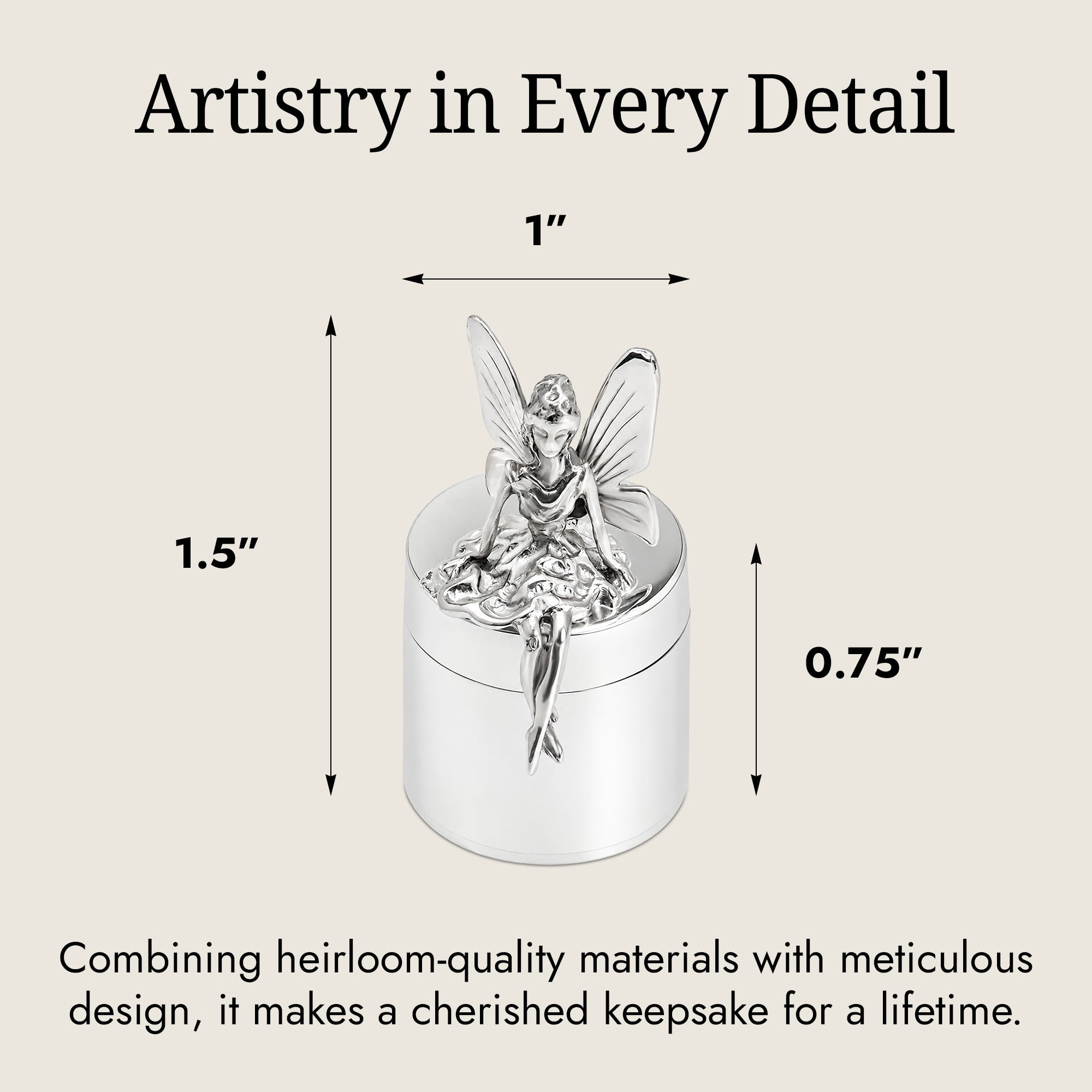Sterling Silver Tooth Fairy Keepsake Box By Krysaliis