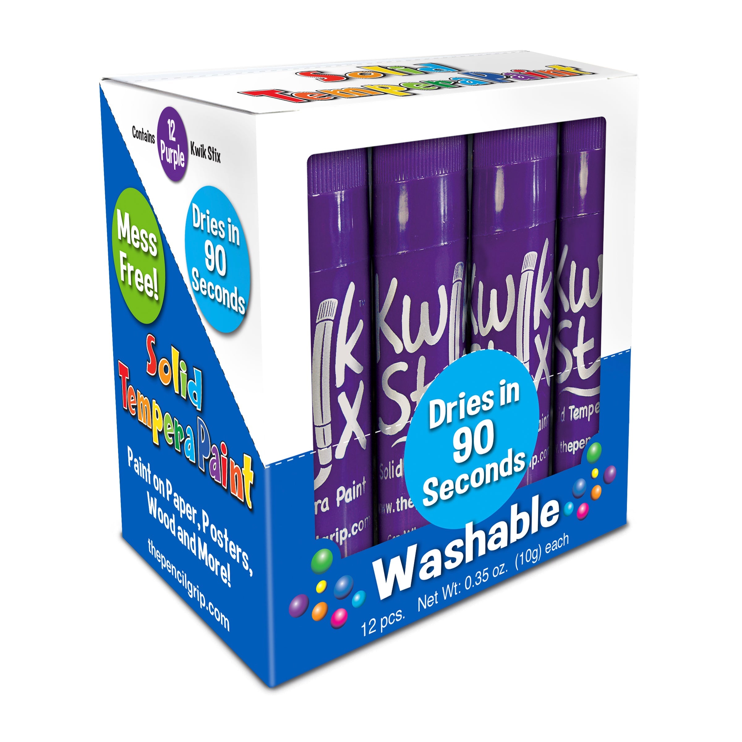 Single Colored Kwik Stix, Set Of 12, Available In Various Colors