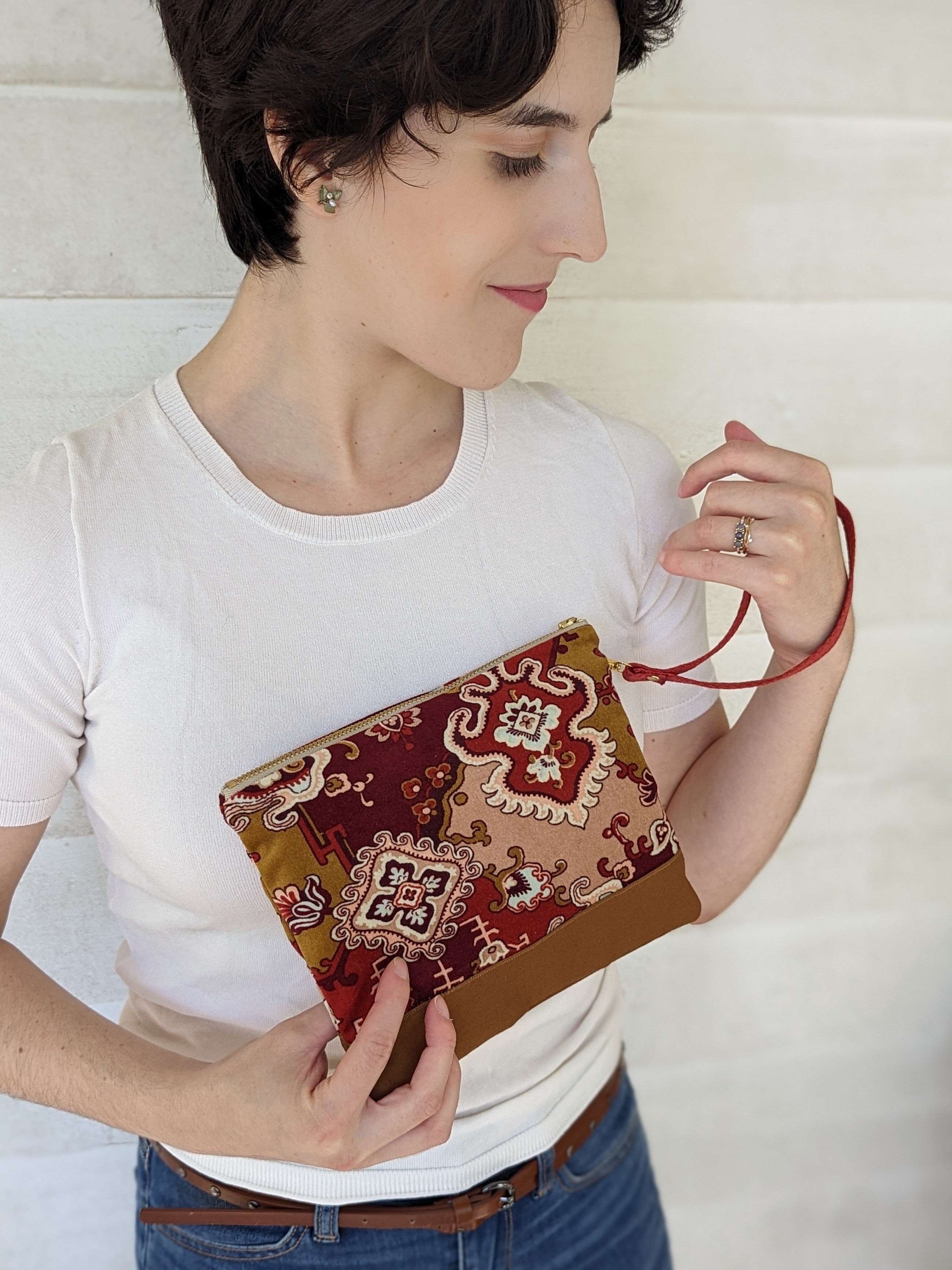 Boho Velvet Purse