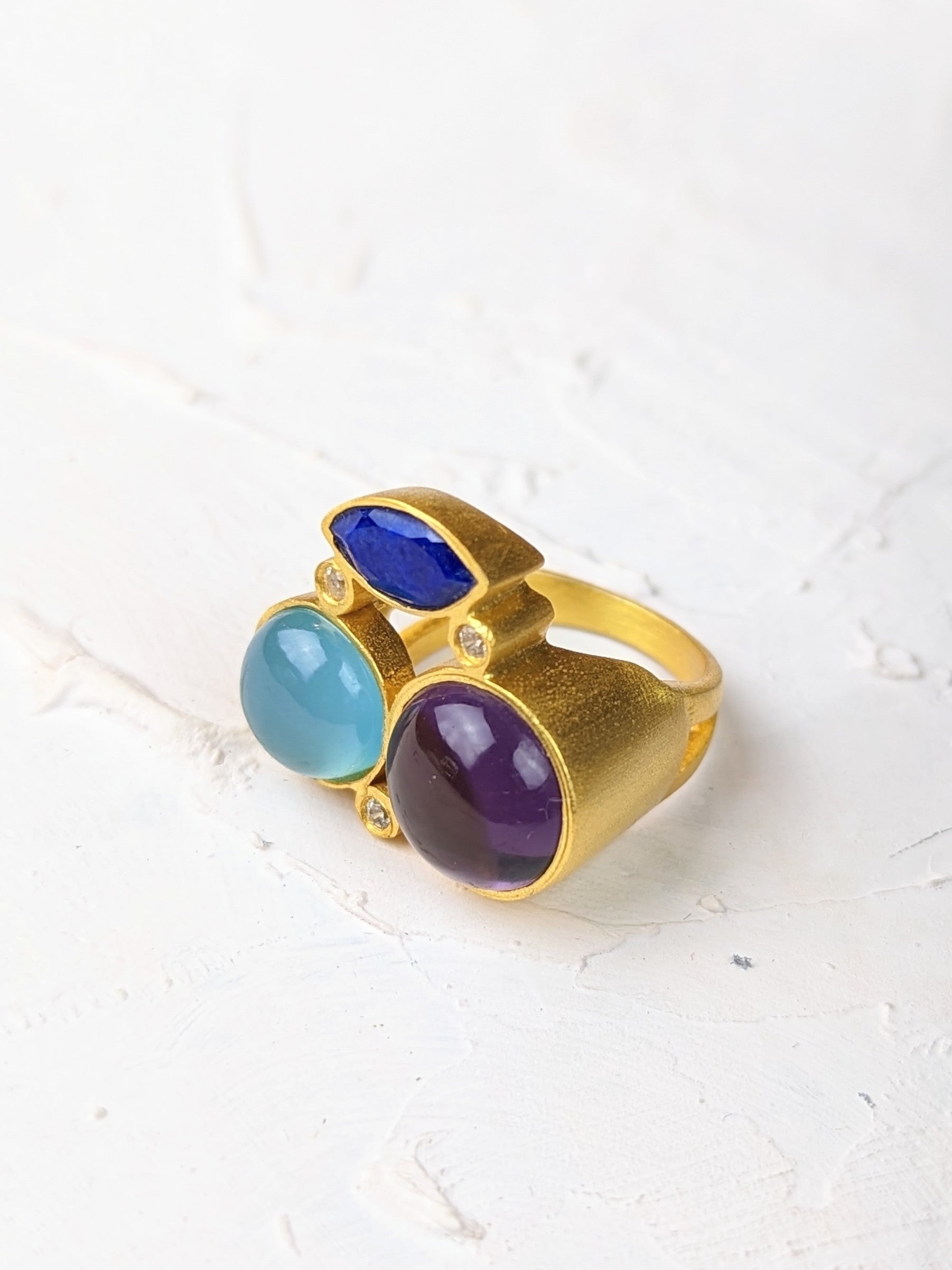 Three-stone Statement Ring