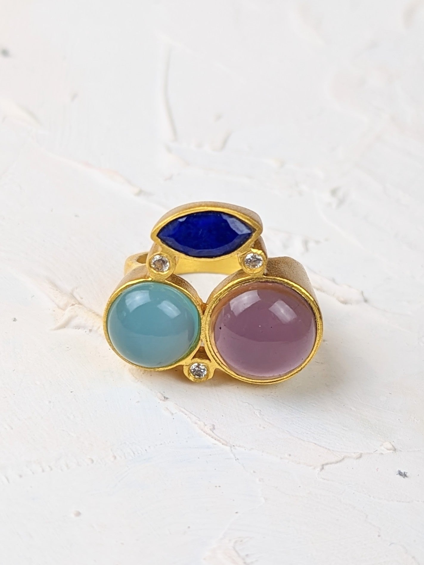 Three-stone Statement Ring