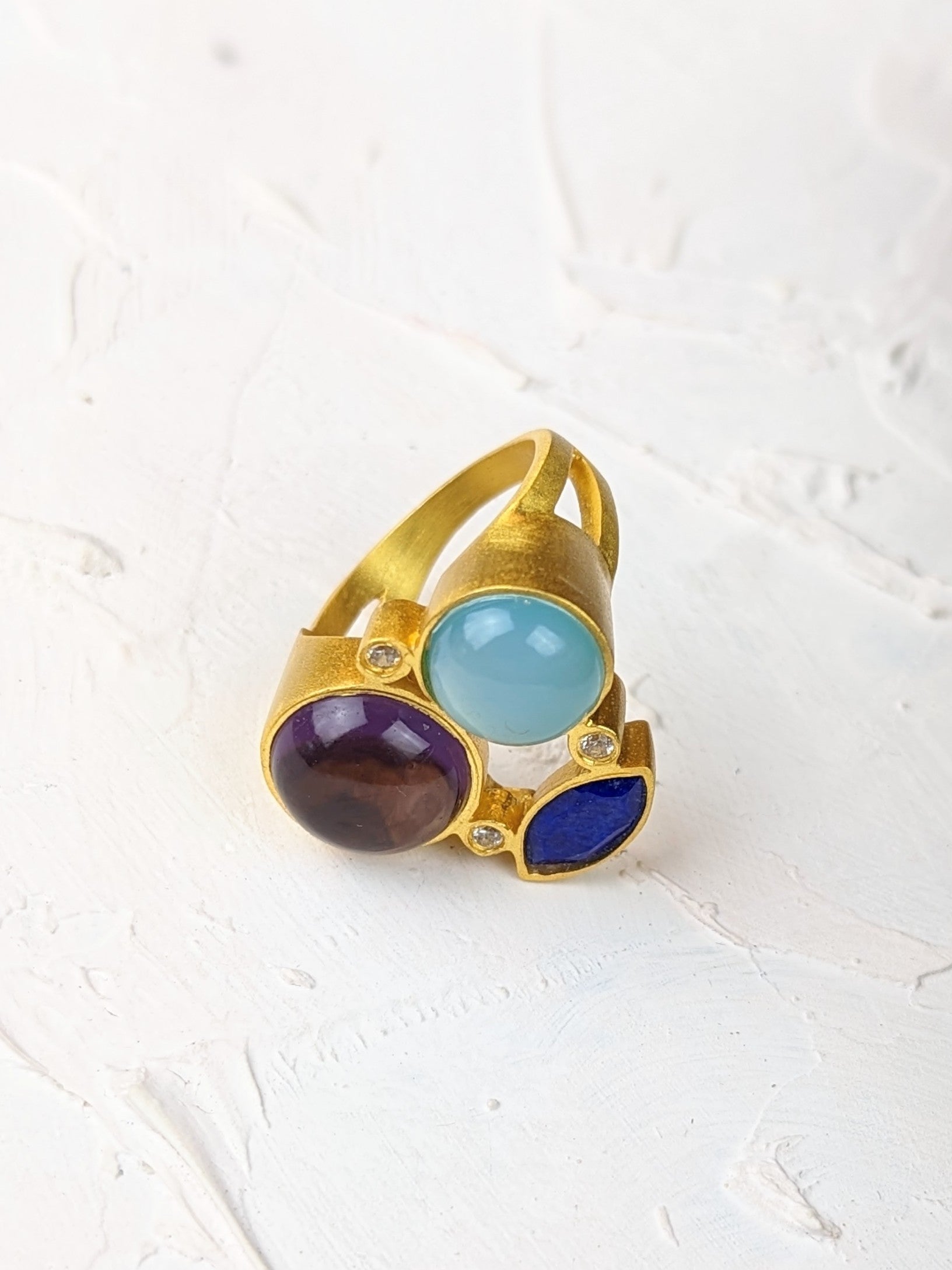 Three-stone Statement Ring