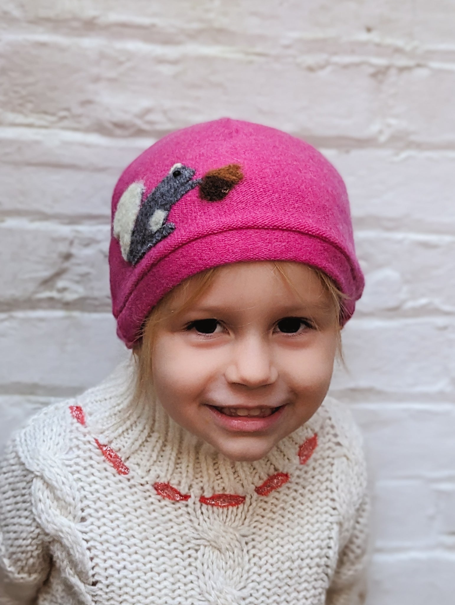 Squirrel Cashmere Hat - Toddler