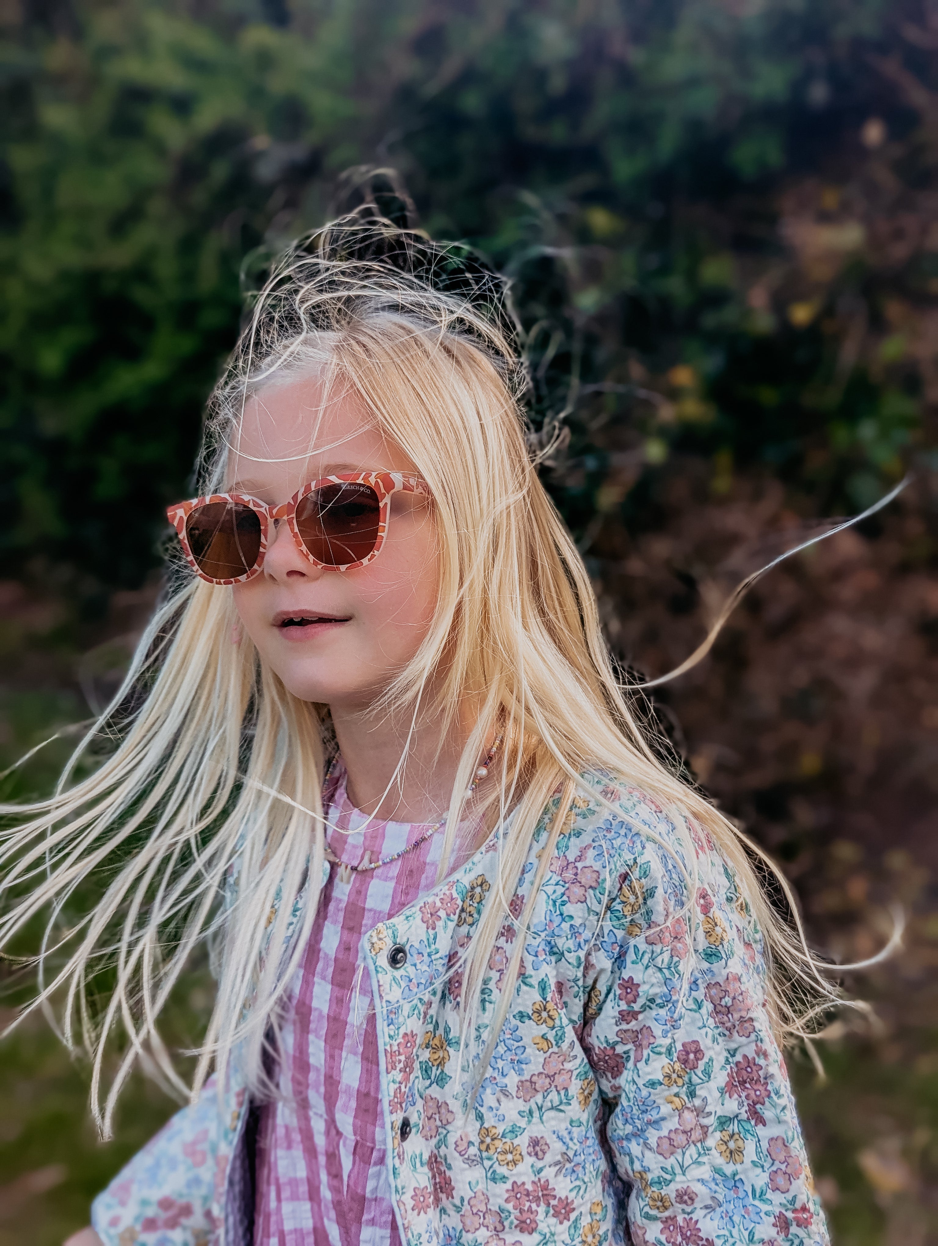 Classic Wayfarer Sustainable Sunglasses | Bio-based · Bendable · Polarized | Child | 3-8 Y | Ivory Tortoise