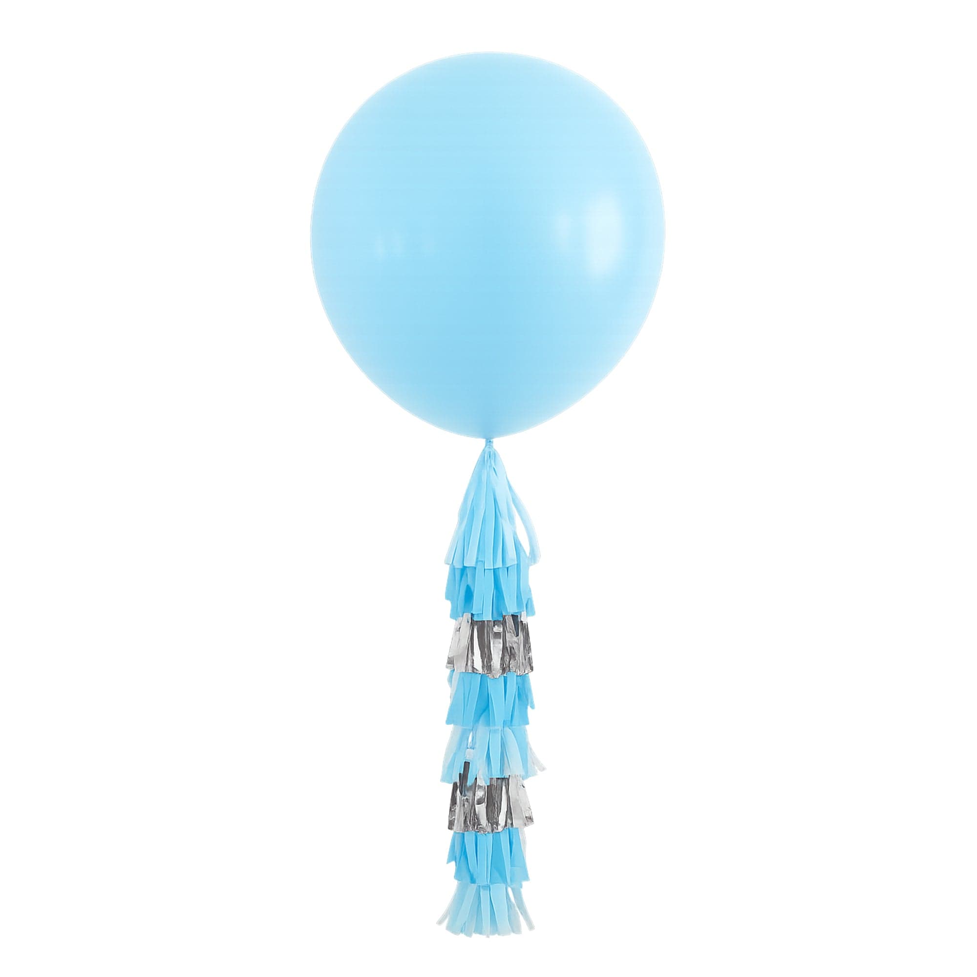 Jumbo Blue Balloon With Tassel