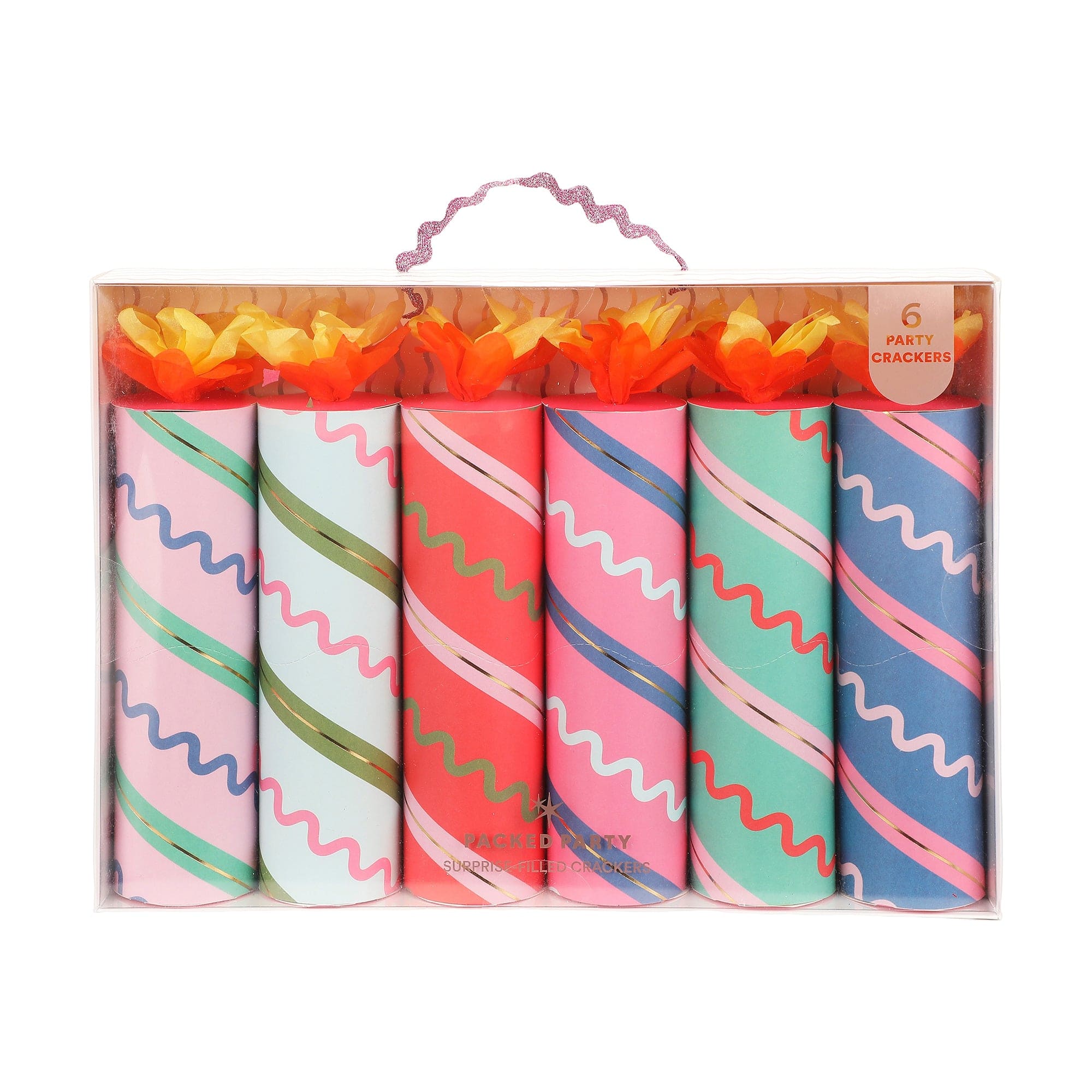 Birthday Candle Confetti Party Crackers (6 Count)