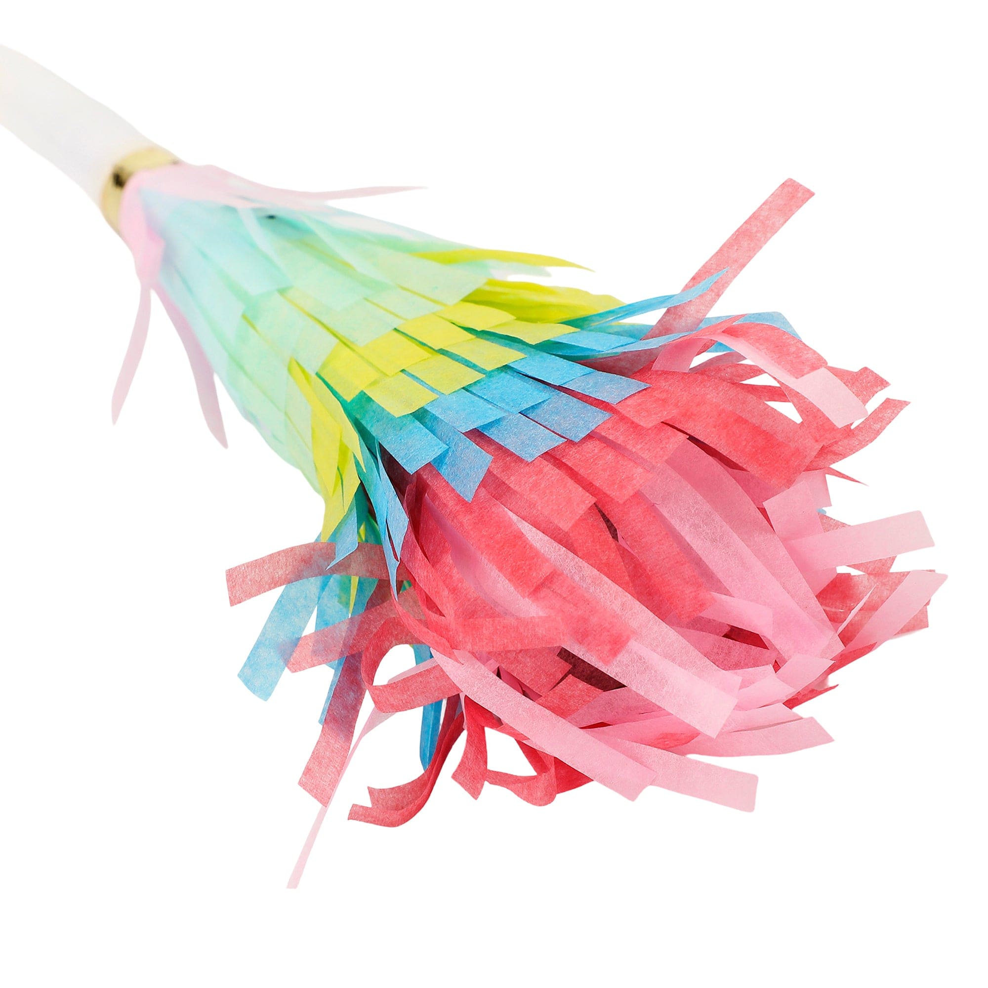 Confetti Burst Fringe Party Blowers (6 Count)