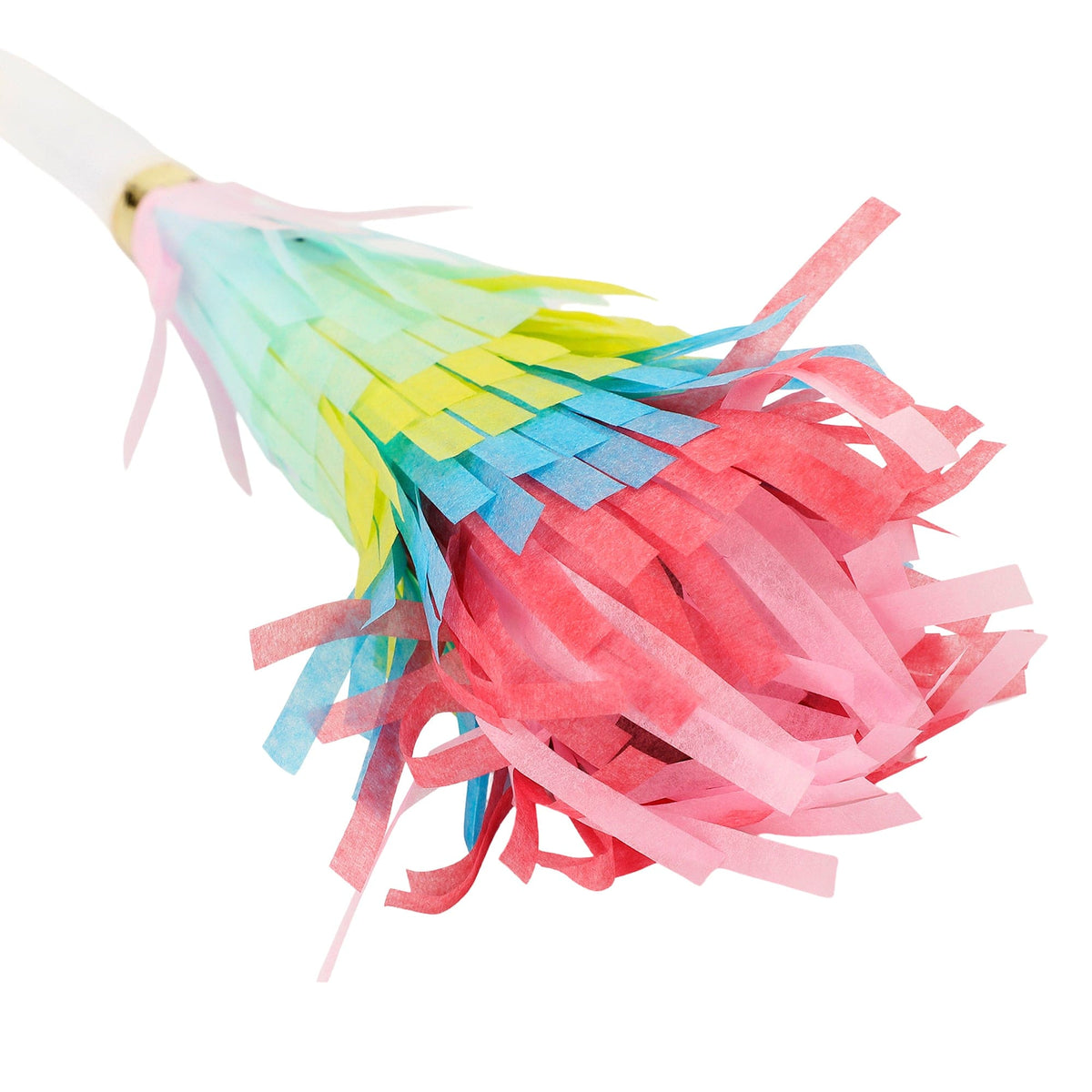 Confetti Burst Fringe Party Blowers (6 Count)