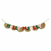 Holly Jolly Gold Fringe Banner (reusable Holiday Garland)