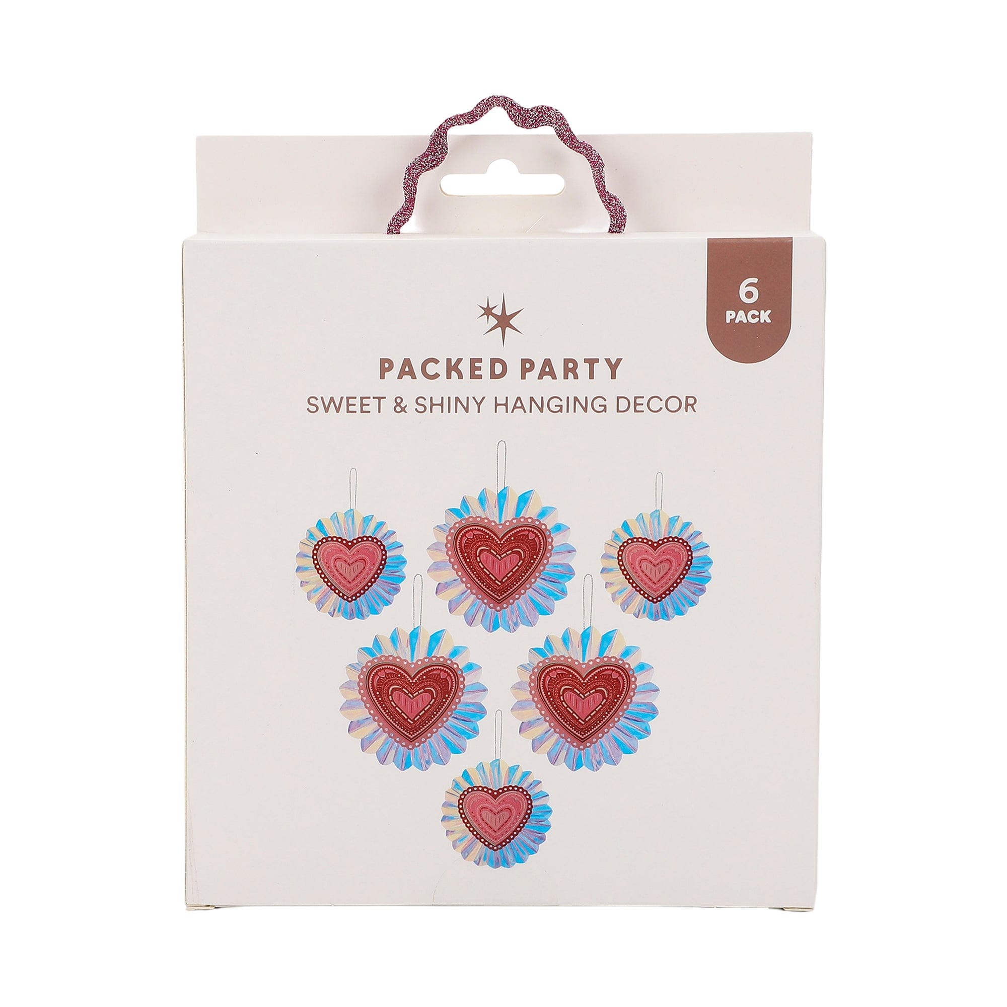 Decorative Hearts Pack -  Table & Hanging Decor (set Of 6)