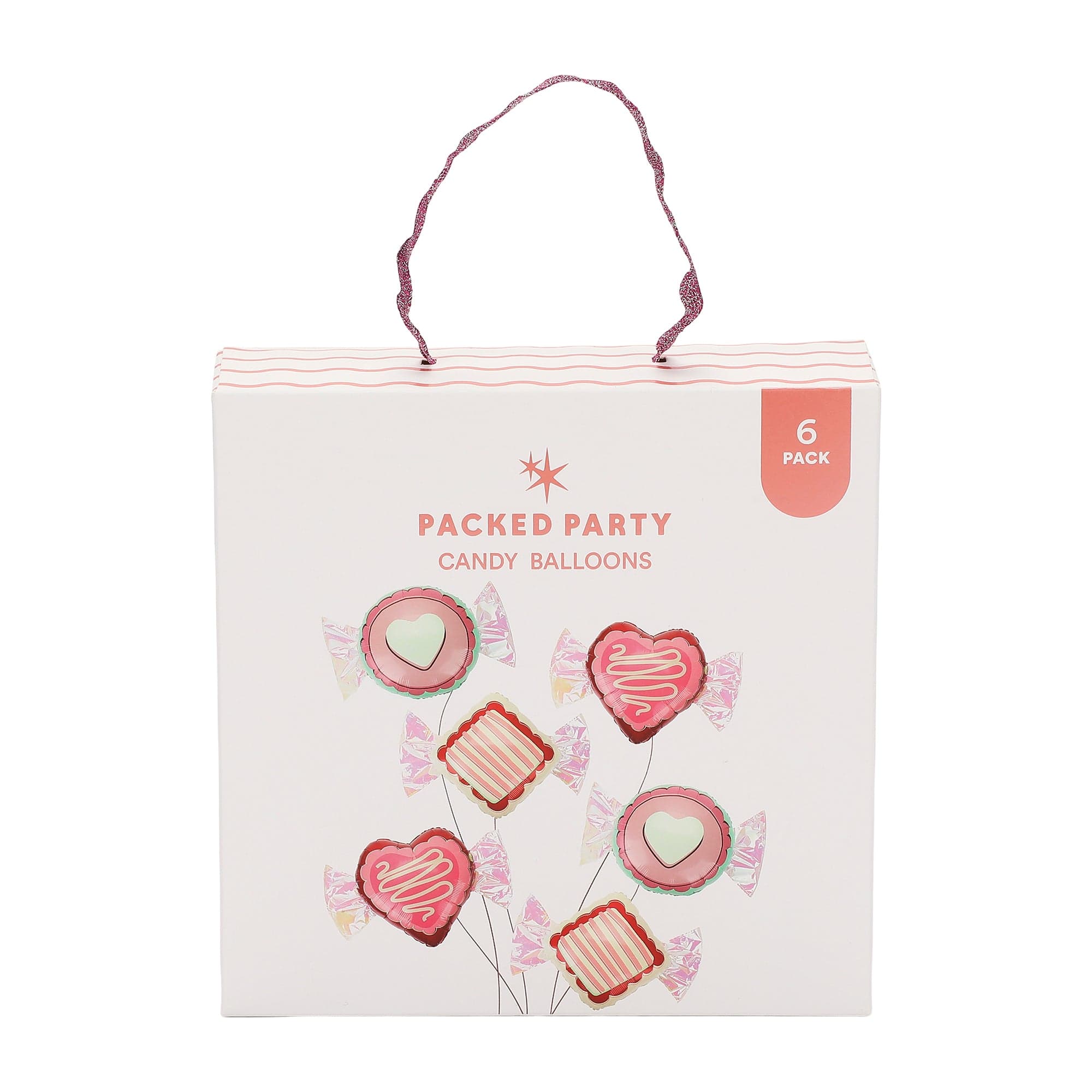 Candy Heart Balloons (6 Ct)