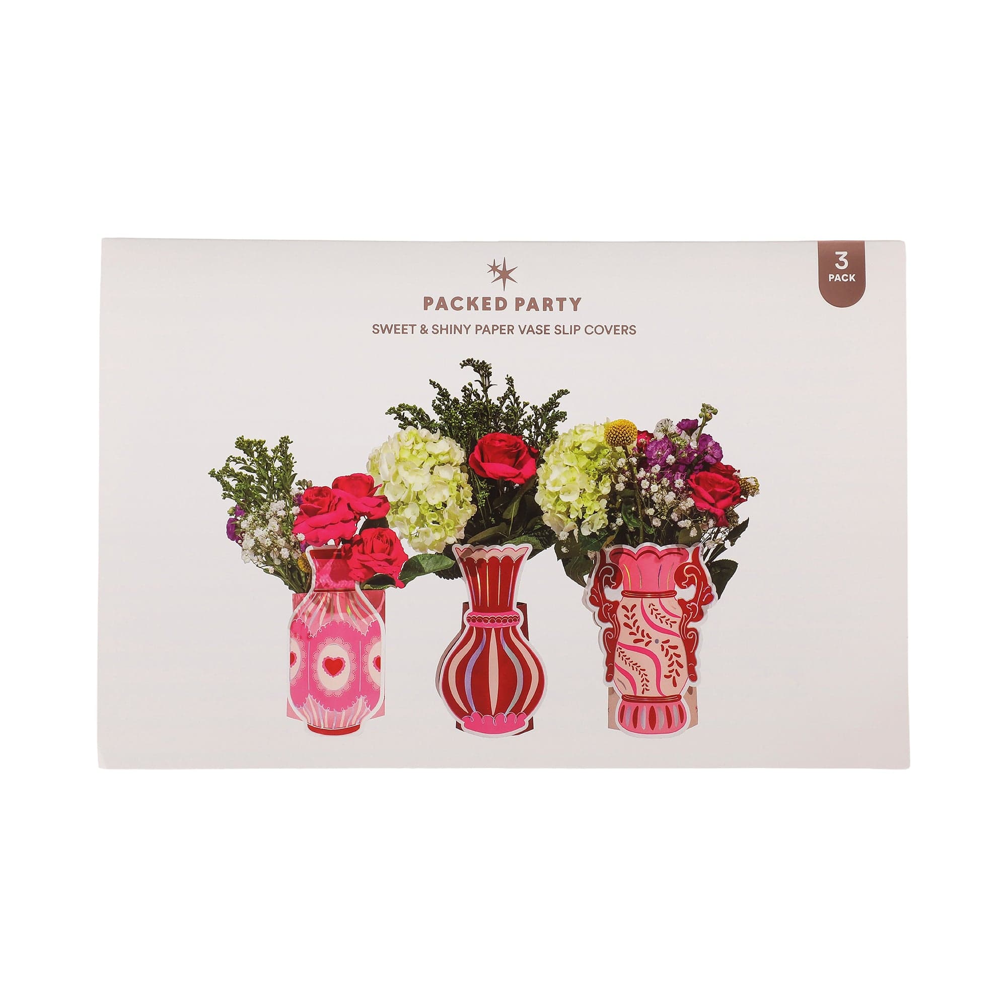 Fine China Pop-up Vase Slip Covers (set Of 3)