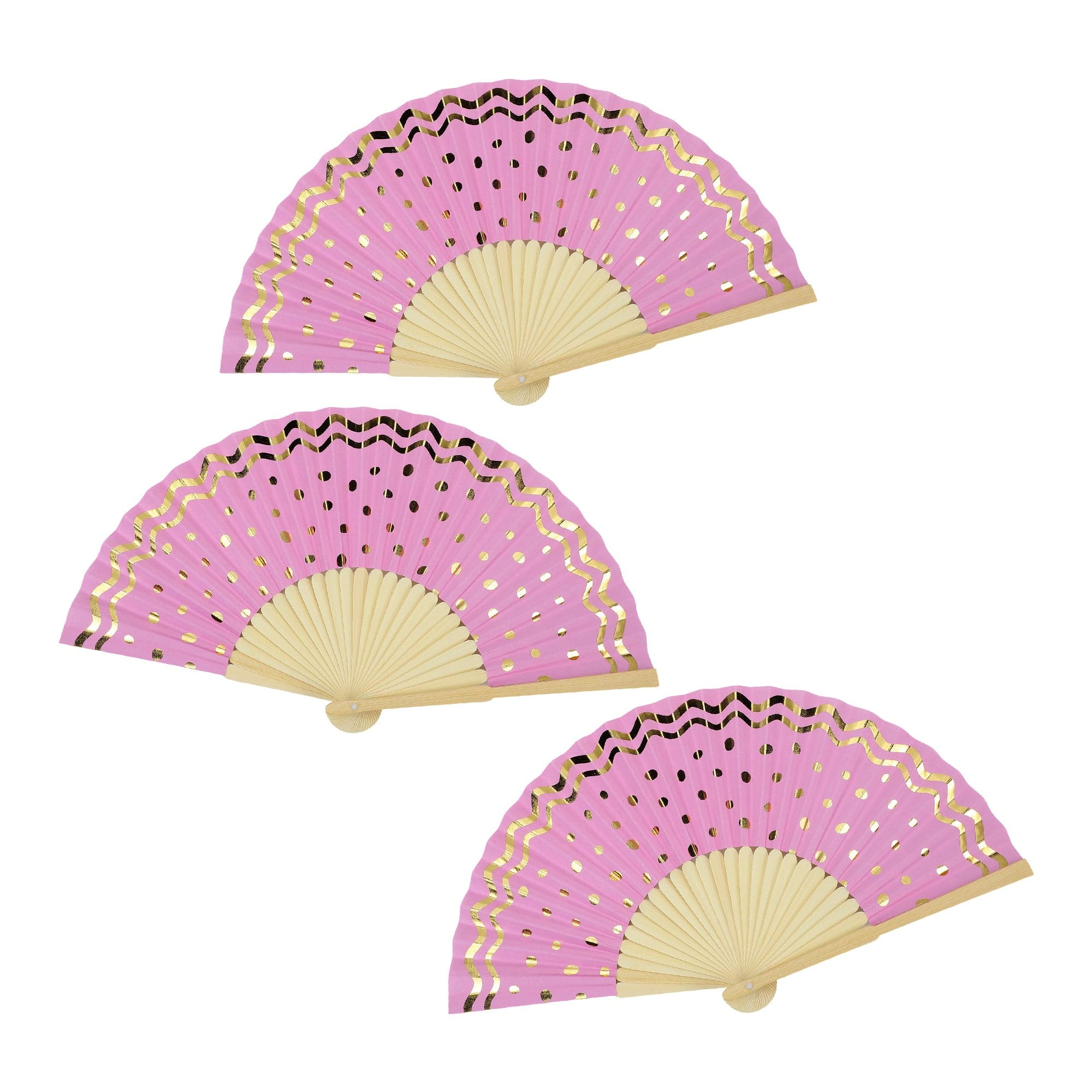 Cabana Club Fans (3 Ct)