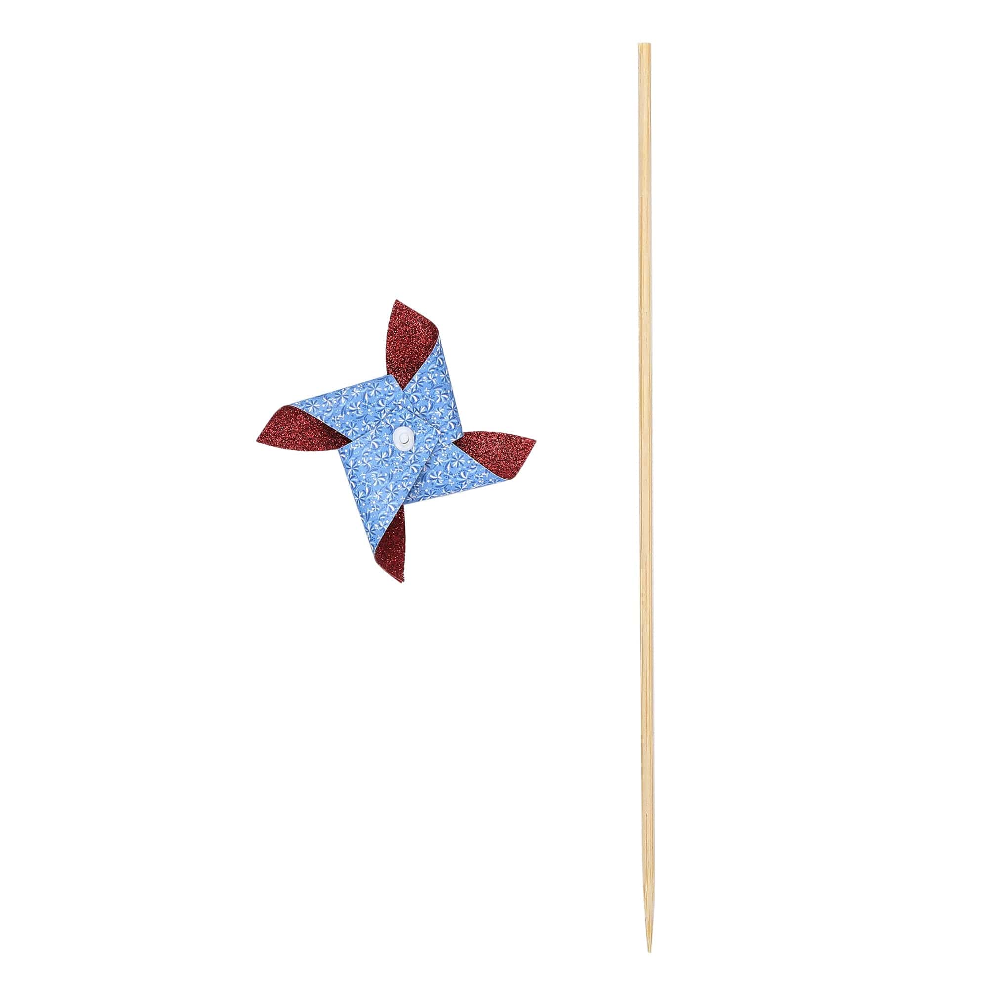 Mini Pinwheel Cake Toppers (8 Ct)