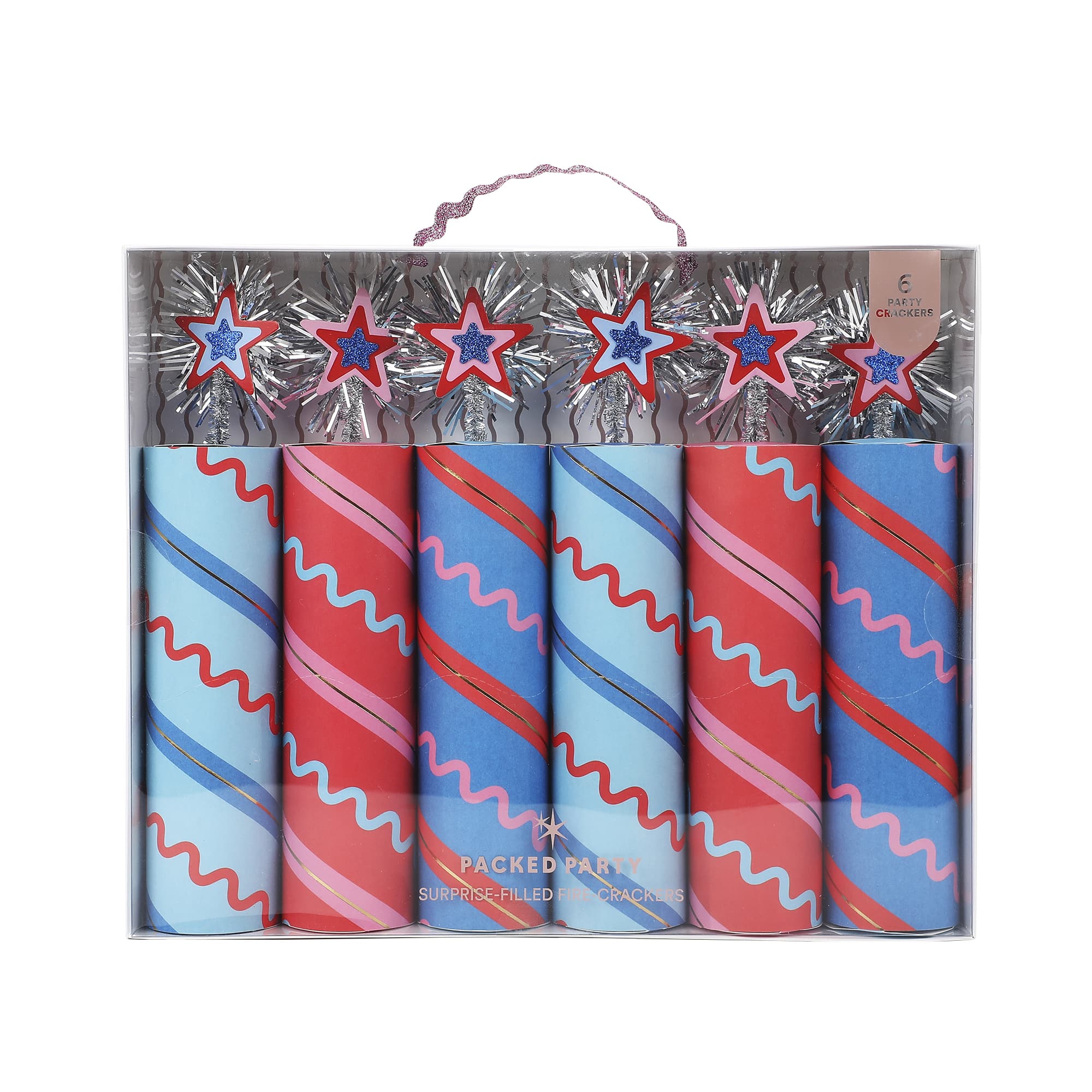 Star-spangled Surprise Firecracker Crackers (6 Ct)