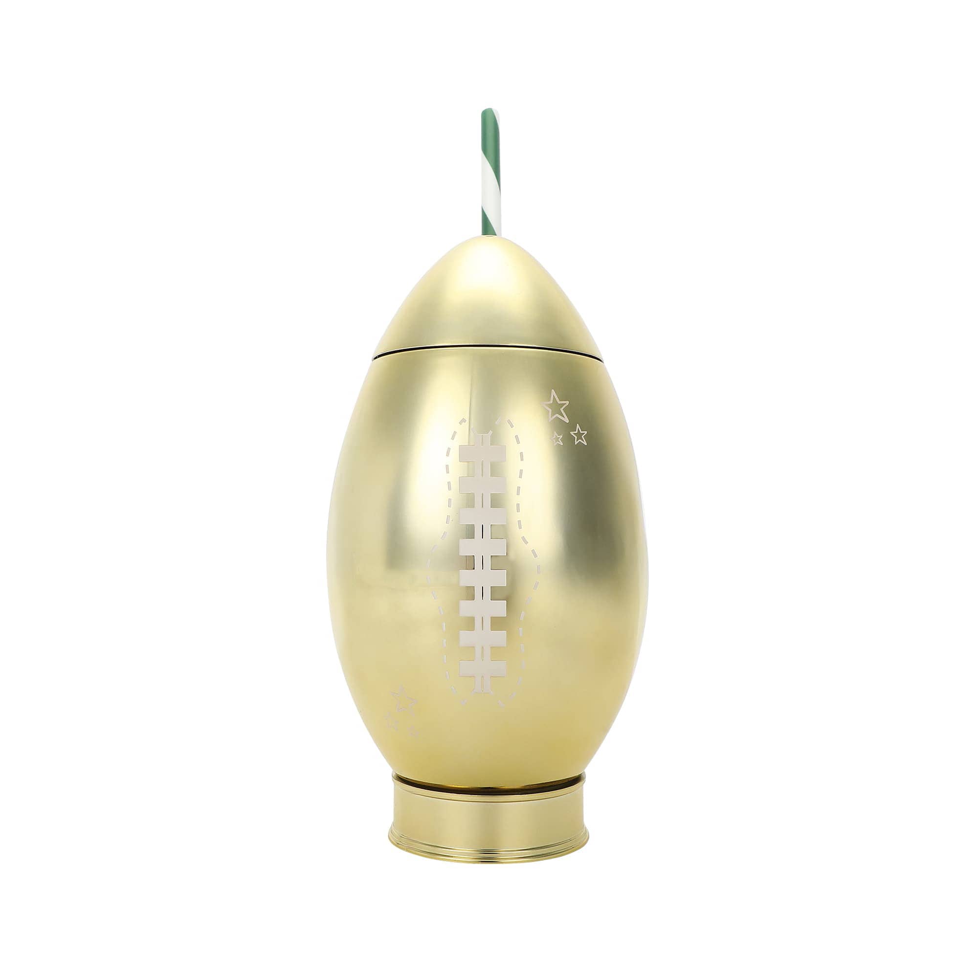 "go For The Gold" Football Sipper Cup, 24oz (single, Set Of 6 Or 12)