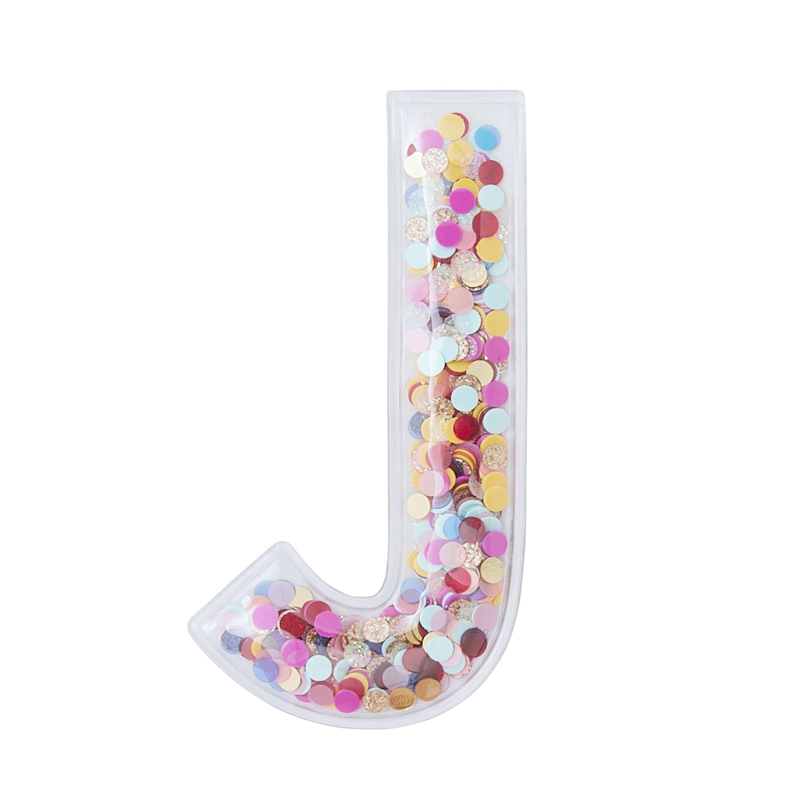 Confetti Letter Stickers - Adhesive Patches