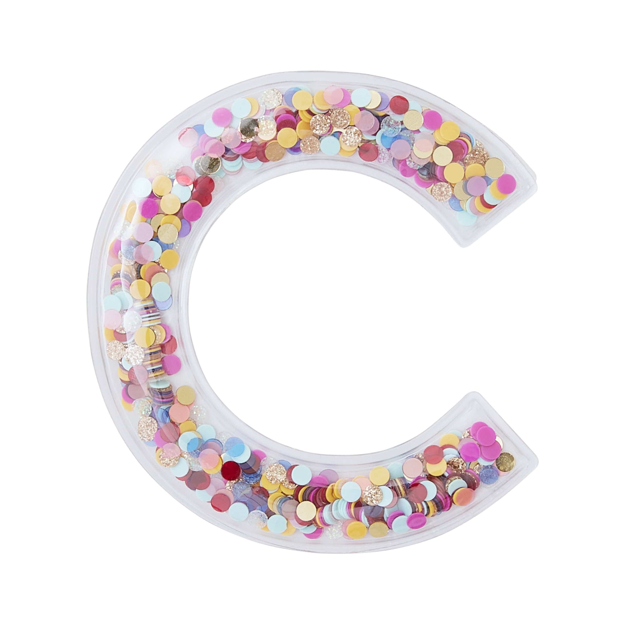 Confetti Letter Stickers - Adhesive Patches