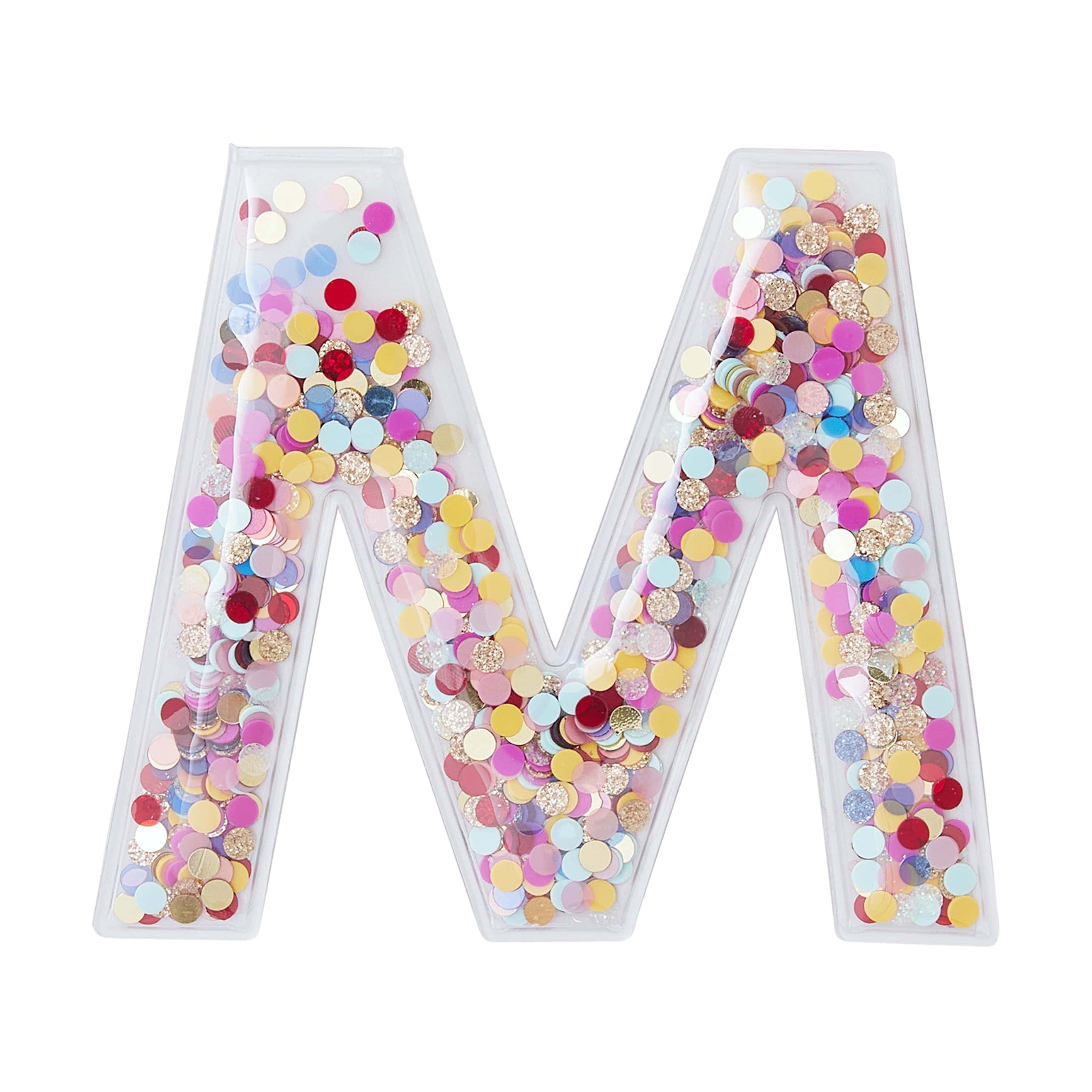 Confetti Letter Stickers - Adhesive Patches