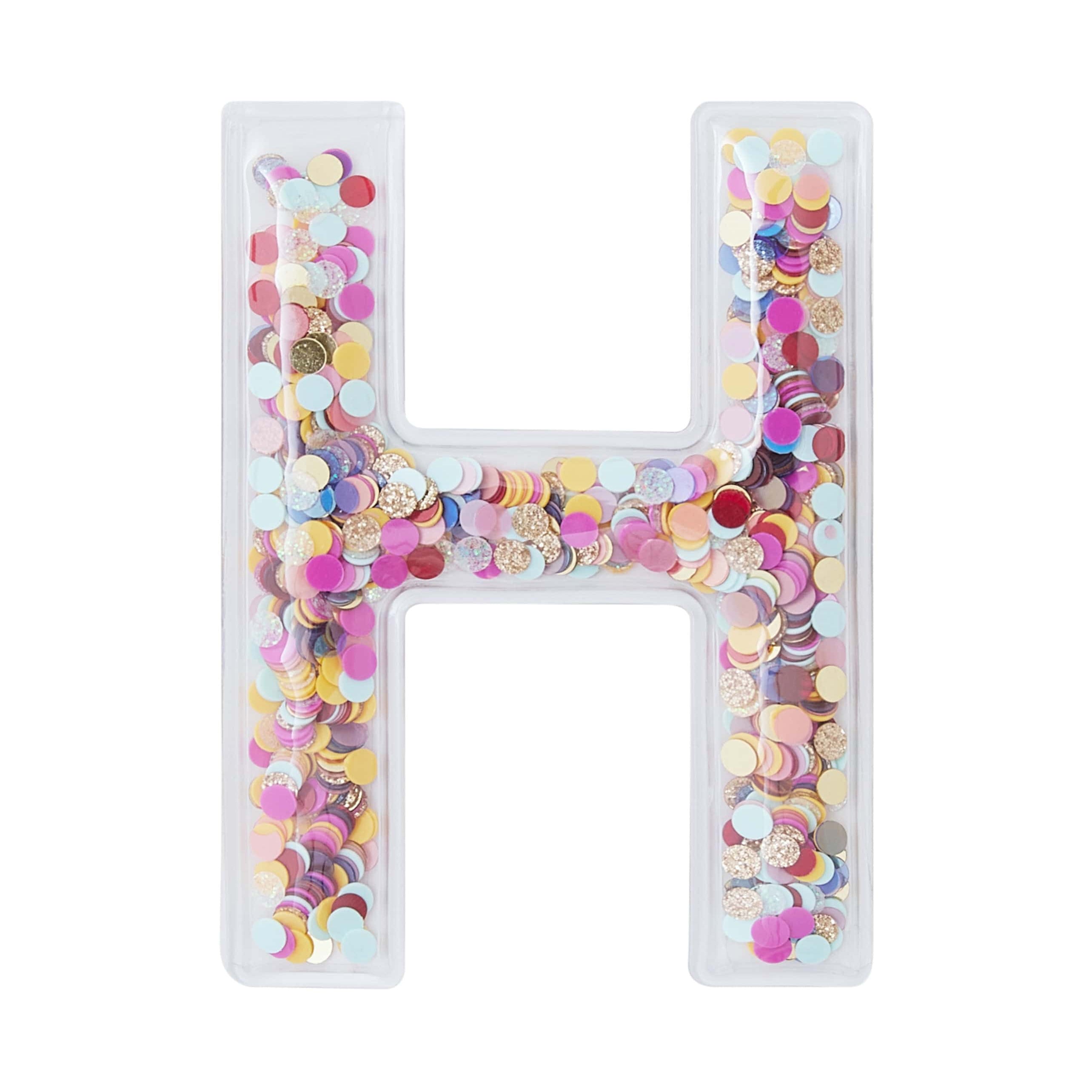 Confetti Letter Stickers - Adhesive Patches