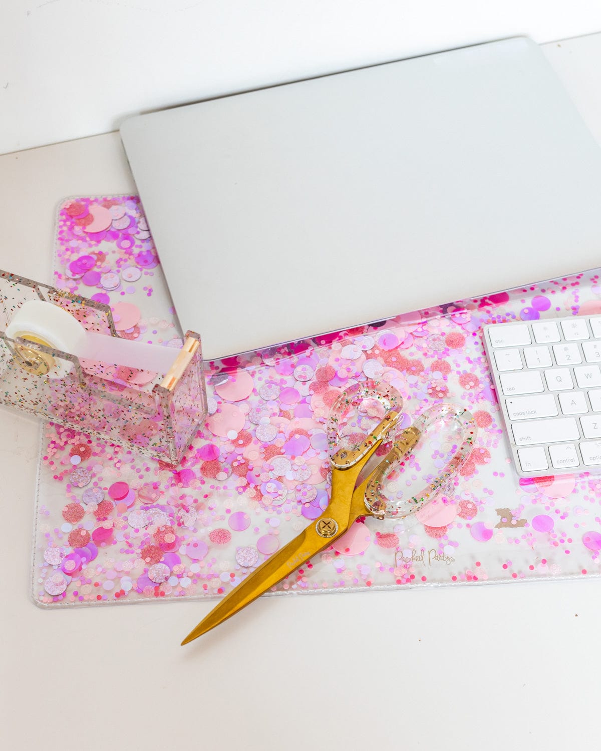 Multi-use Confetti Desk Mat And Placemat