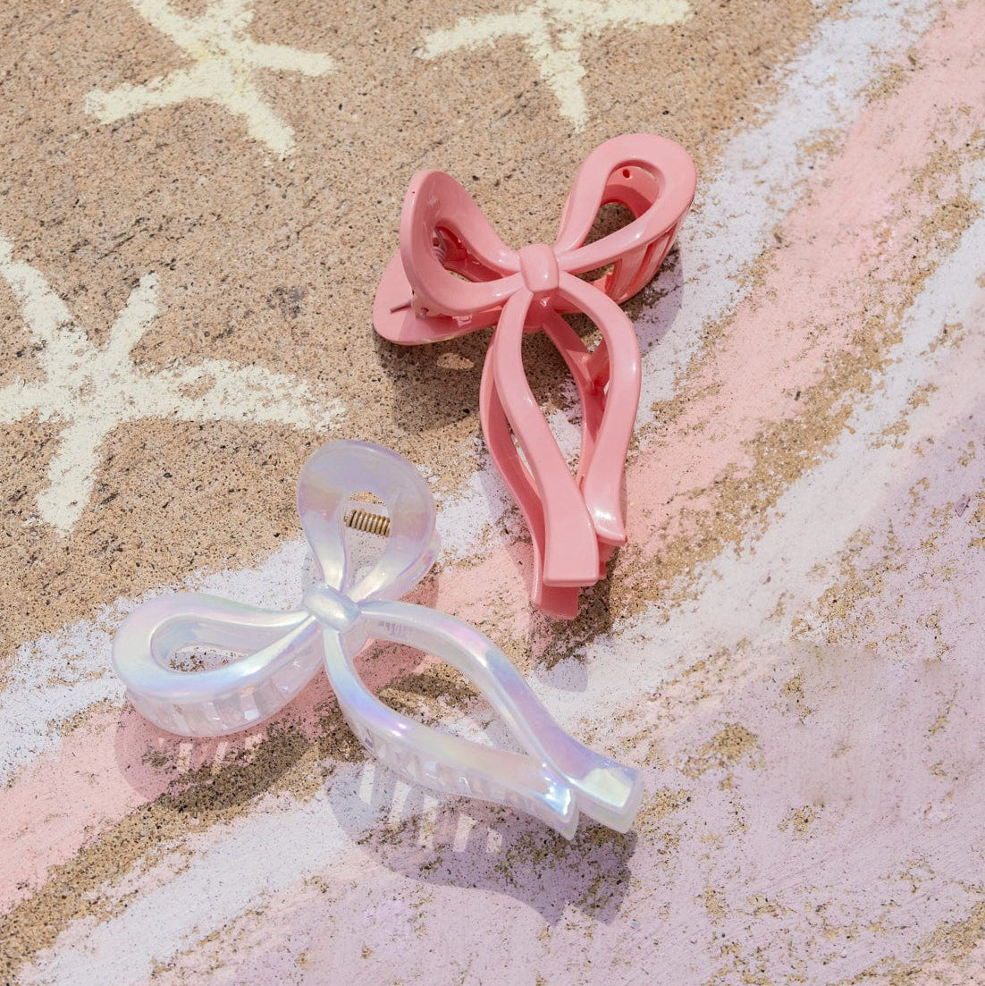 Bow Hair Claw Clips (set Of 2)
