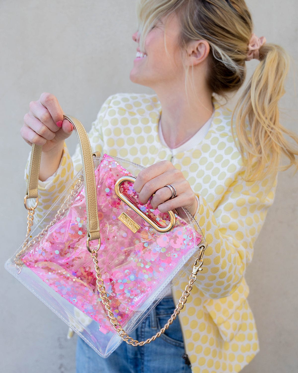 Cooper Crossbody Stadium-approved Clear Bag
