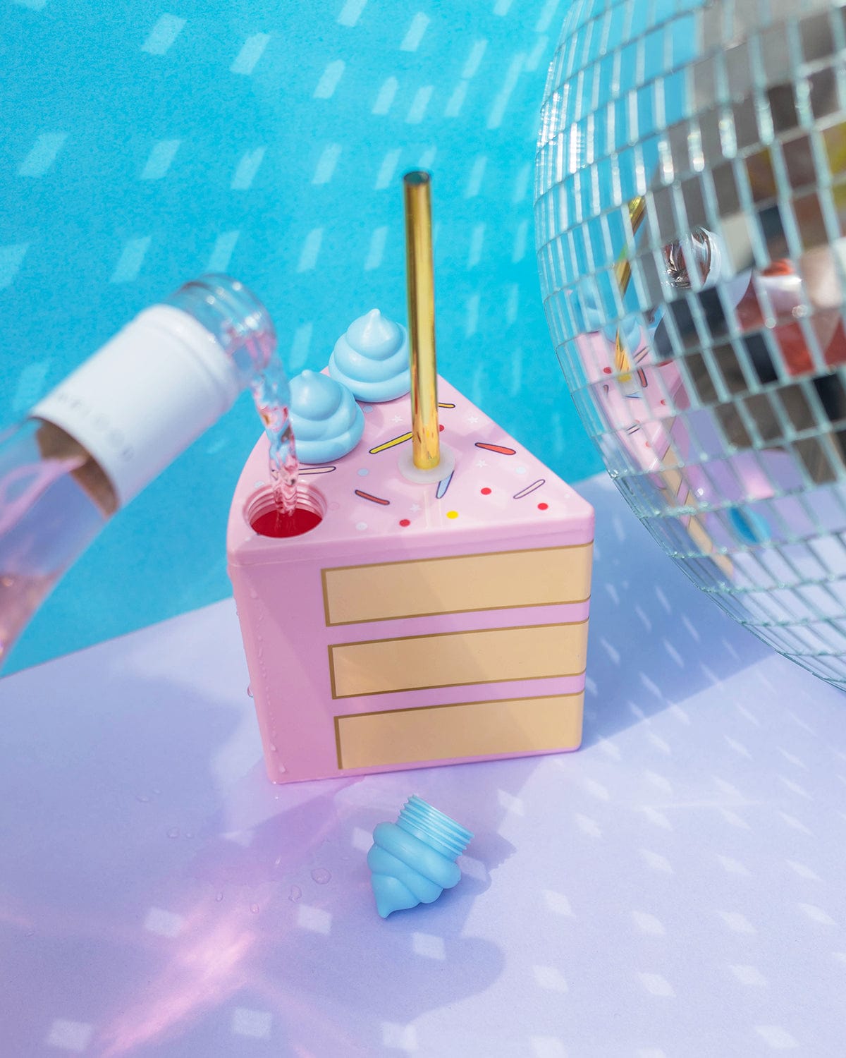 Piece Of Cake Sipper Set (set Of 6)