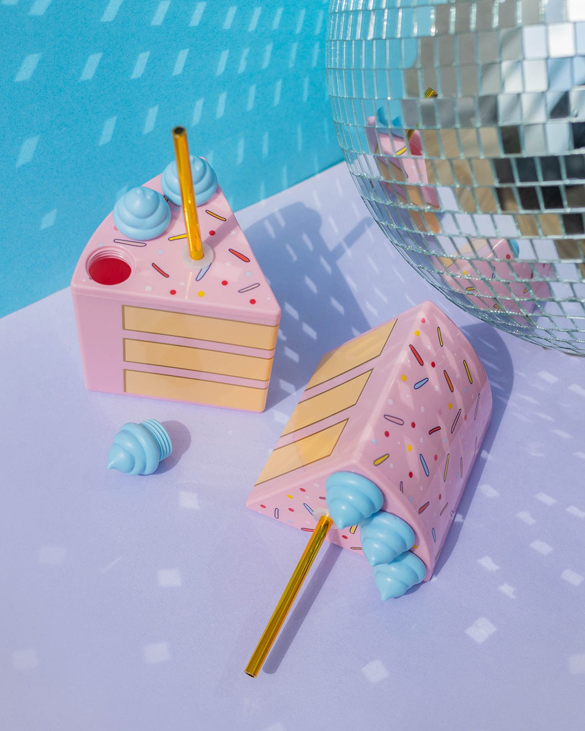 Piece Of Cake Sipper Set (set Of 6)