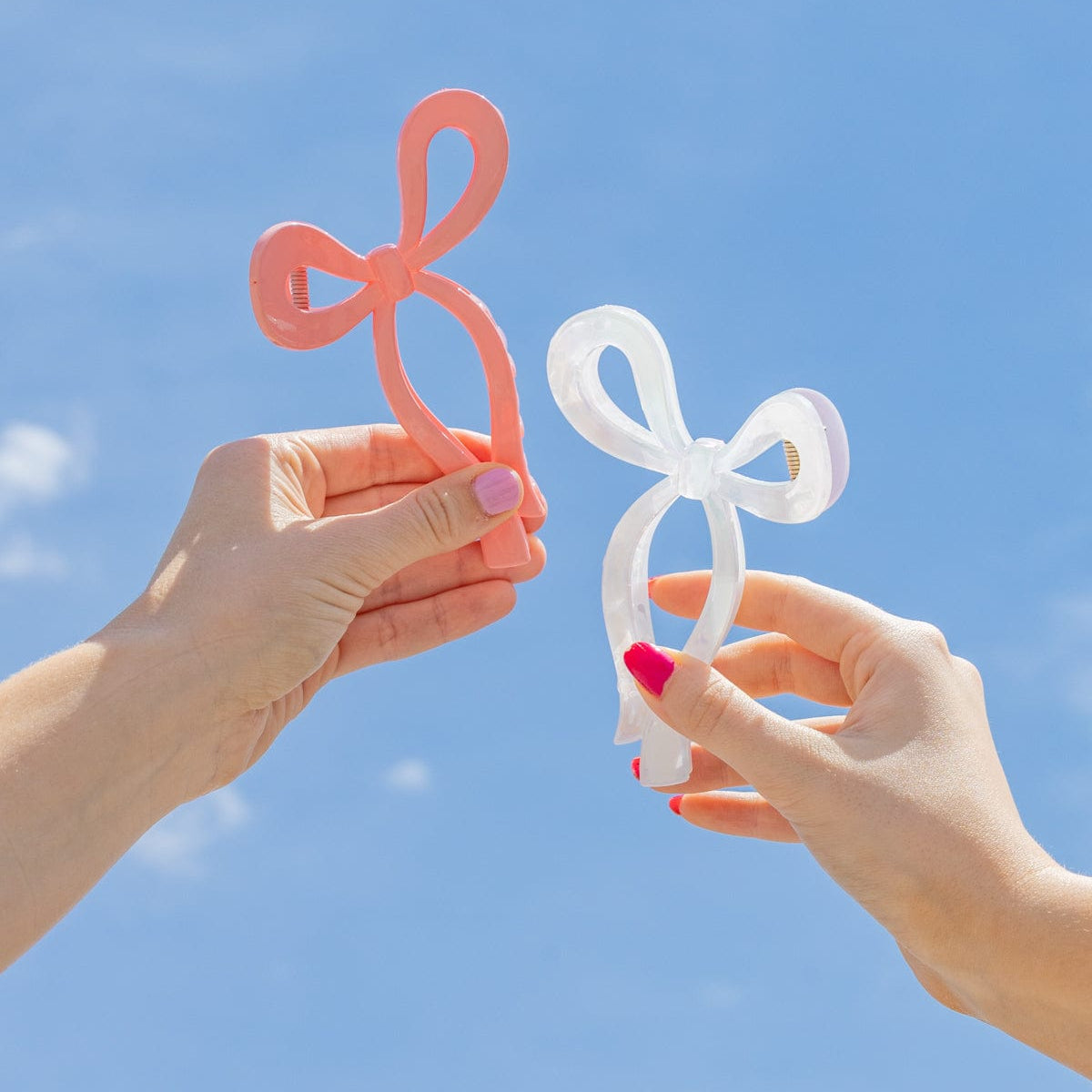 Bow Hair Claw Clips (set Of 2)
