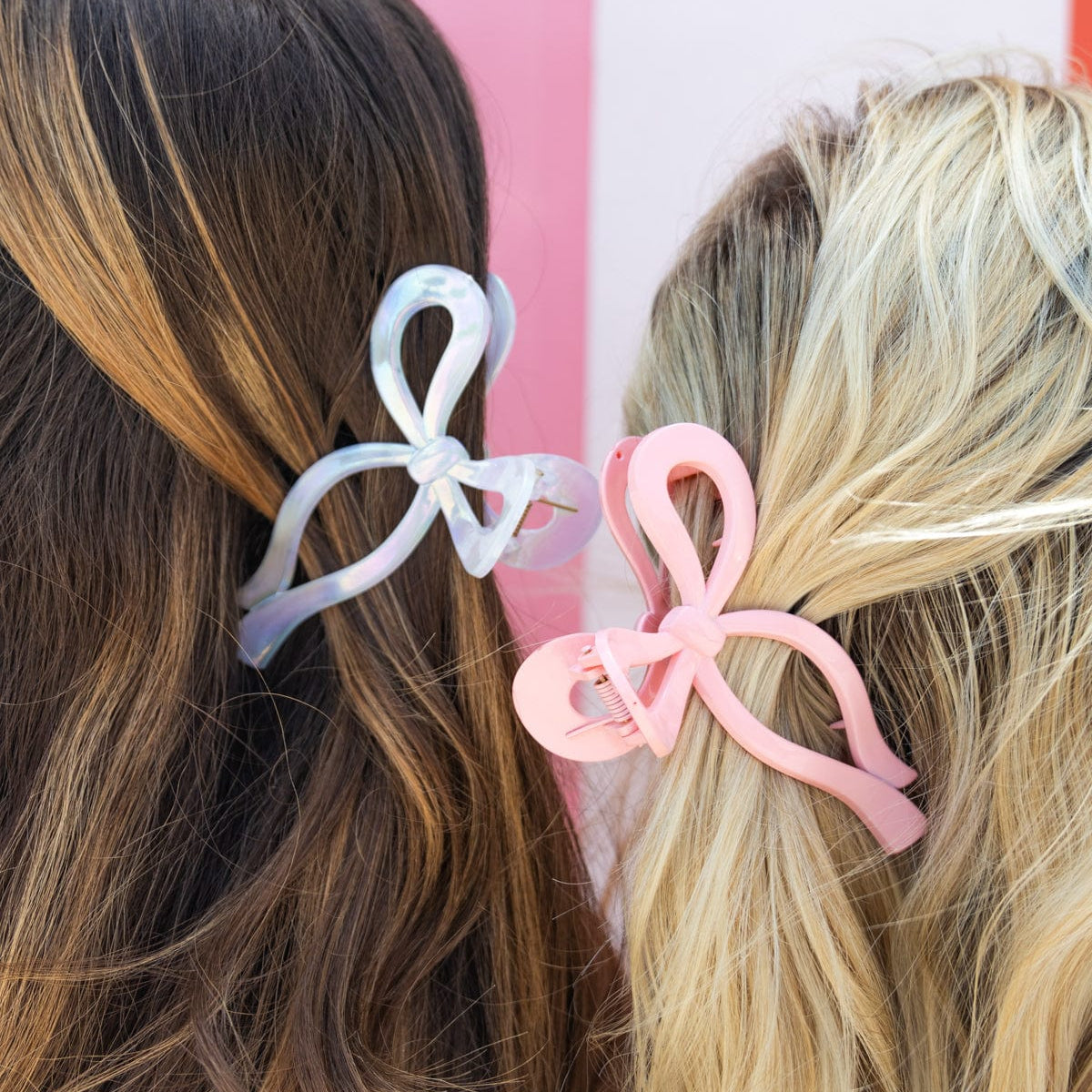 Bow Hair Claw Clips (set Of 2)